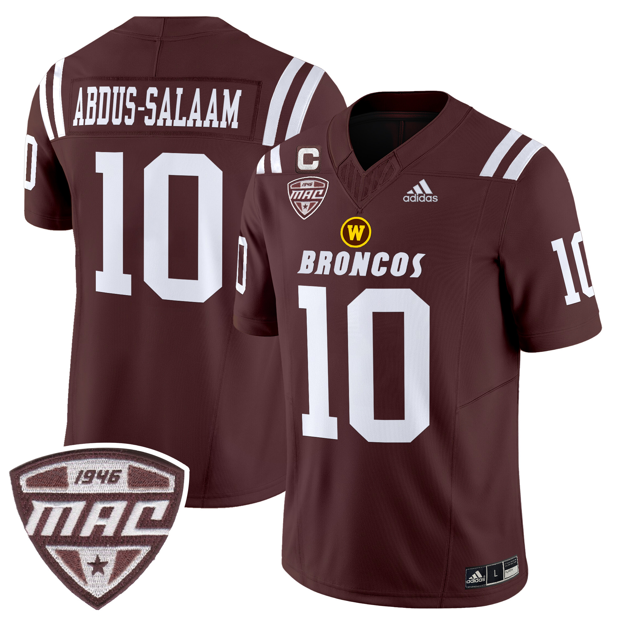 Men’s Western Michigan Broncos 2024 Vapor Limited Jersey - All stitched