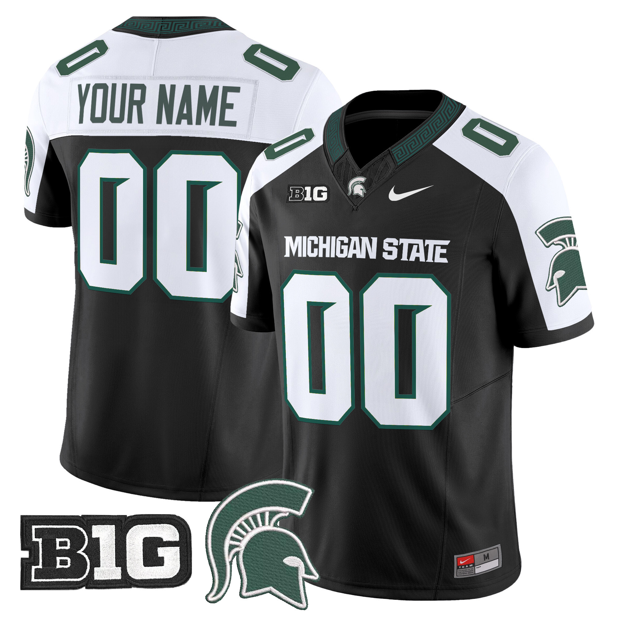 Michigan State Spartans 2024 Vapor Limited Custom Jersey - All Stitched