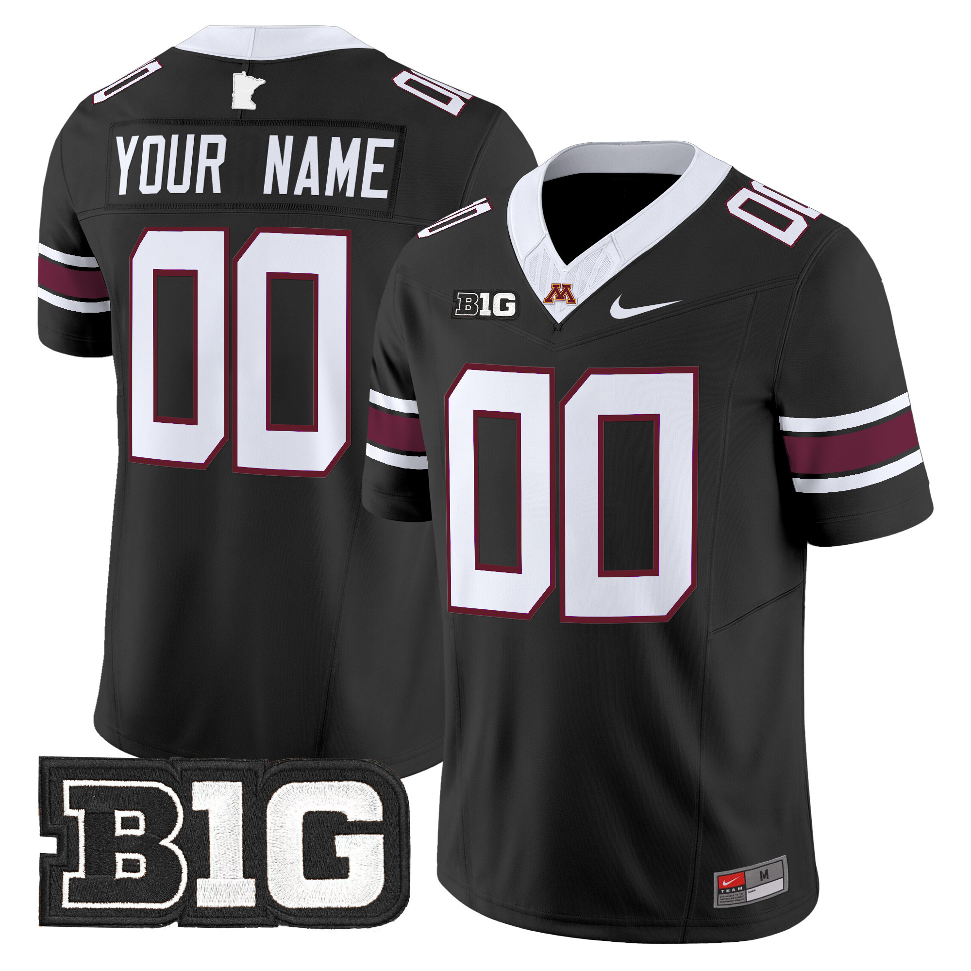 Minnesota Golden Gophers 2024 Vapor Limited Custom Jersey - All Stitched