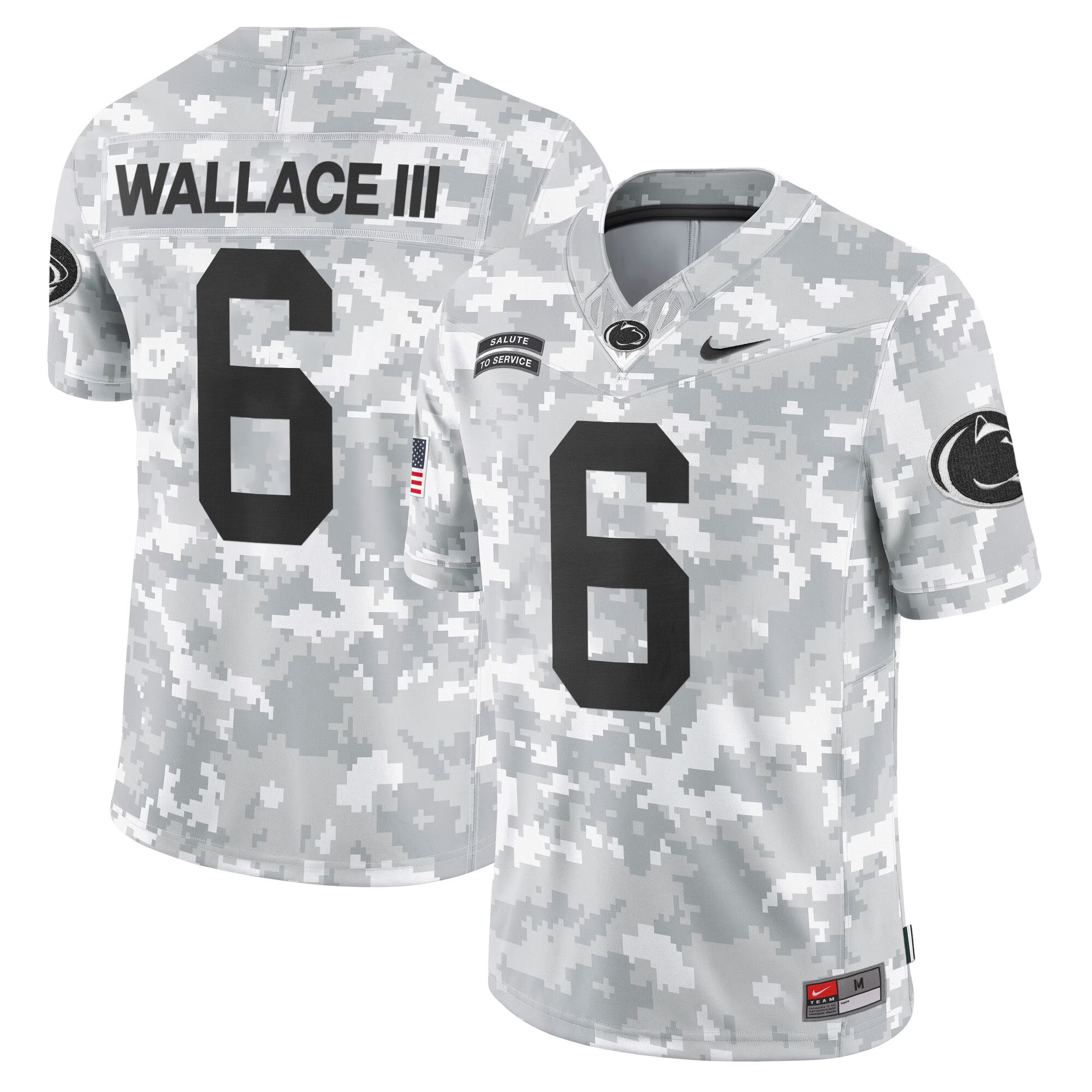 Penn State Nittany Lions 2024 Salute to Service Vapor Limited Jersey - Arctic Camo - All Stitched