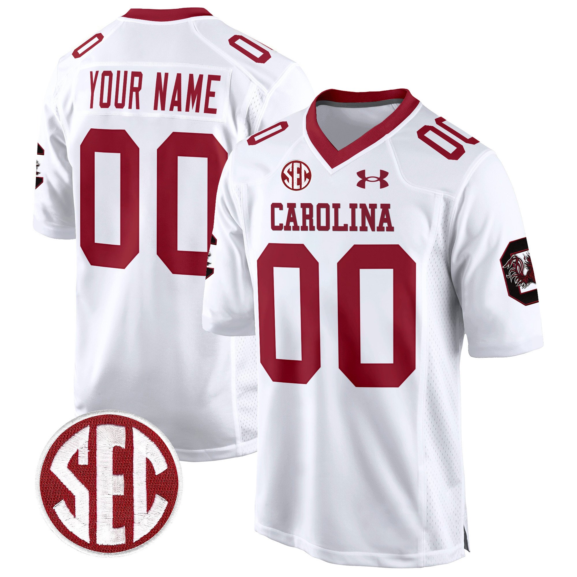 South Carolina Gamecocks 1980 Throwback Game Custom Jersey - All Stitched