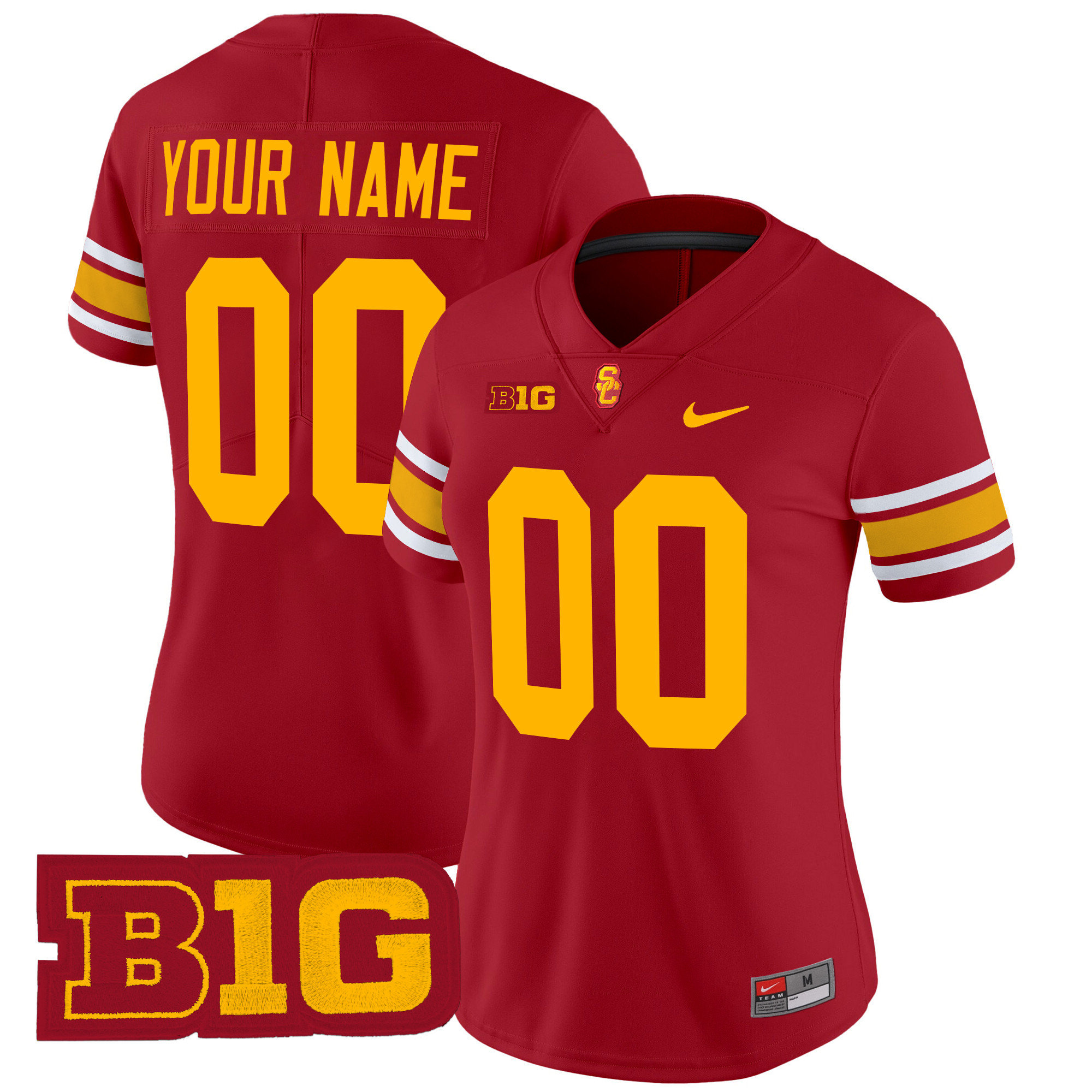 USC Trojans Throwback 2024 Vapor Limited Custom Jersey - All Stitched