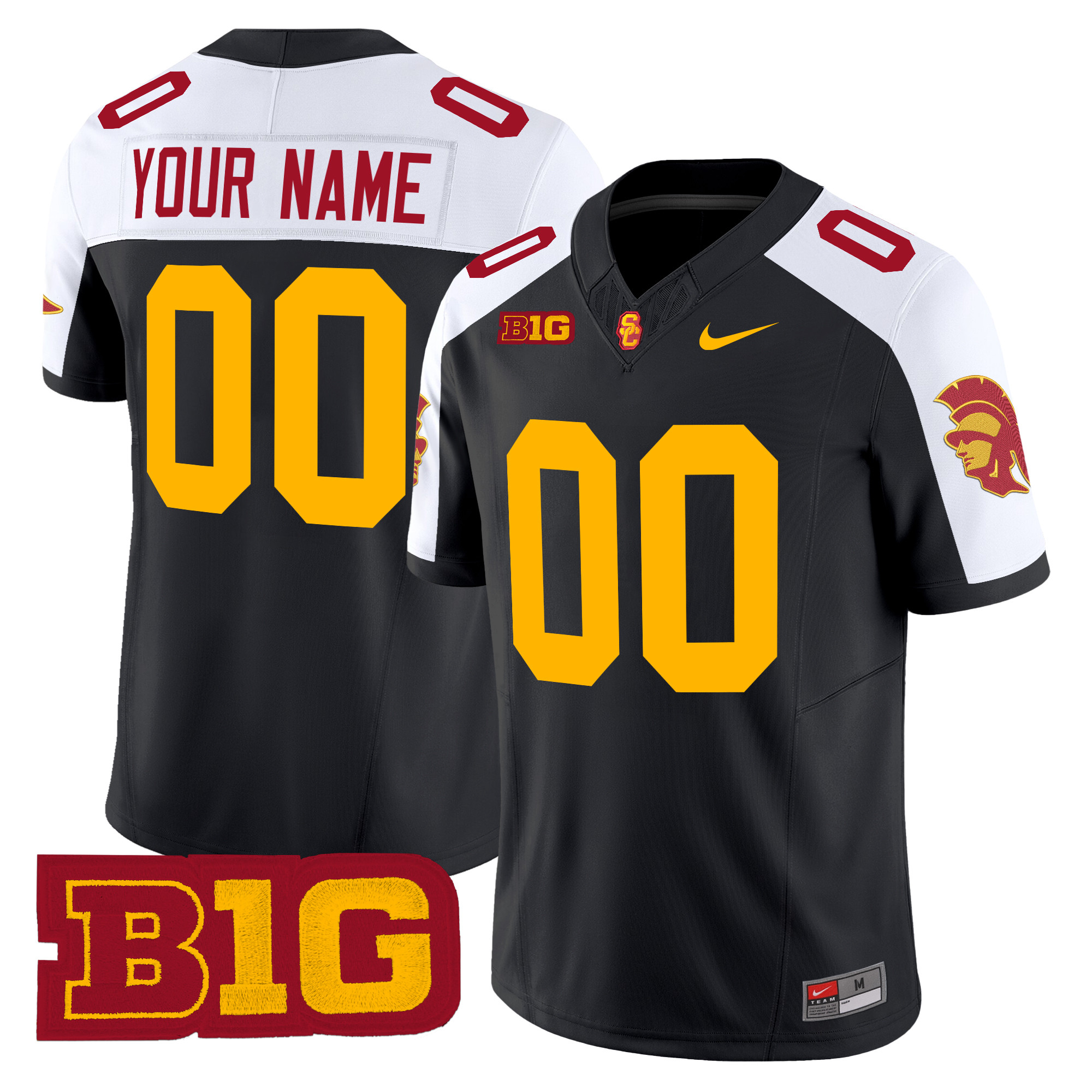 USC Trojans Throwback 2024 Vapor Limited Custom Jersey - All Stitched