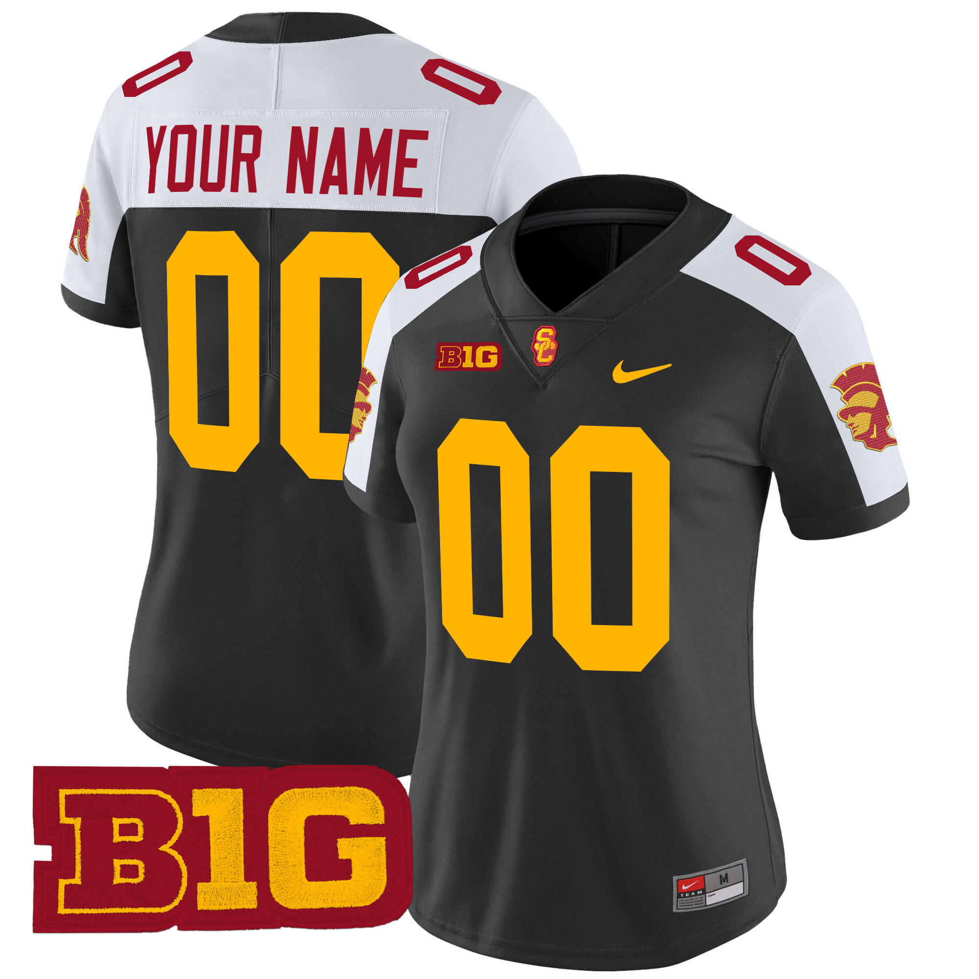 USC Trojans Throwback 2024 Vapor Limited Custom Jersey - All Stitched