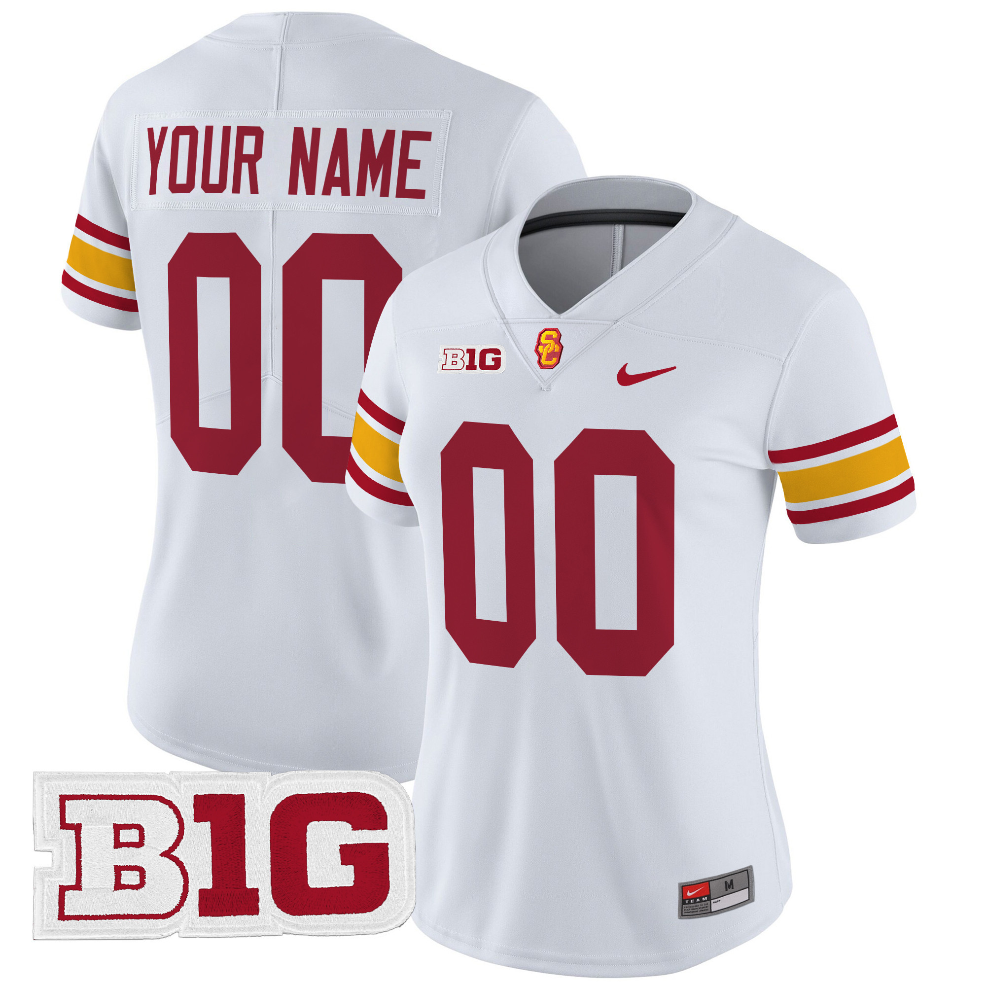 USC Trojans Throwback 2024 Vapor Limited Custom Jersey - All Stitched