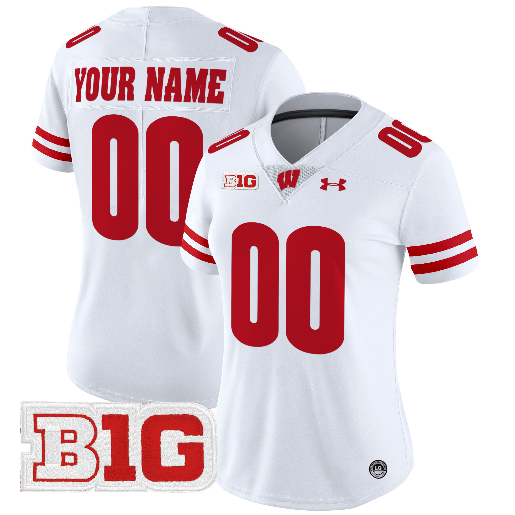 Wisconsin Badgers 2024 Vapor Limited Custom Jersey - All Stitched