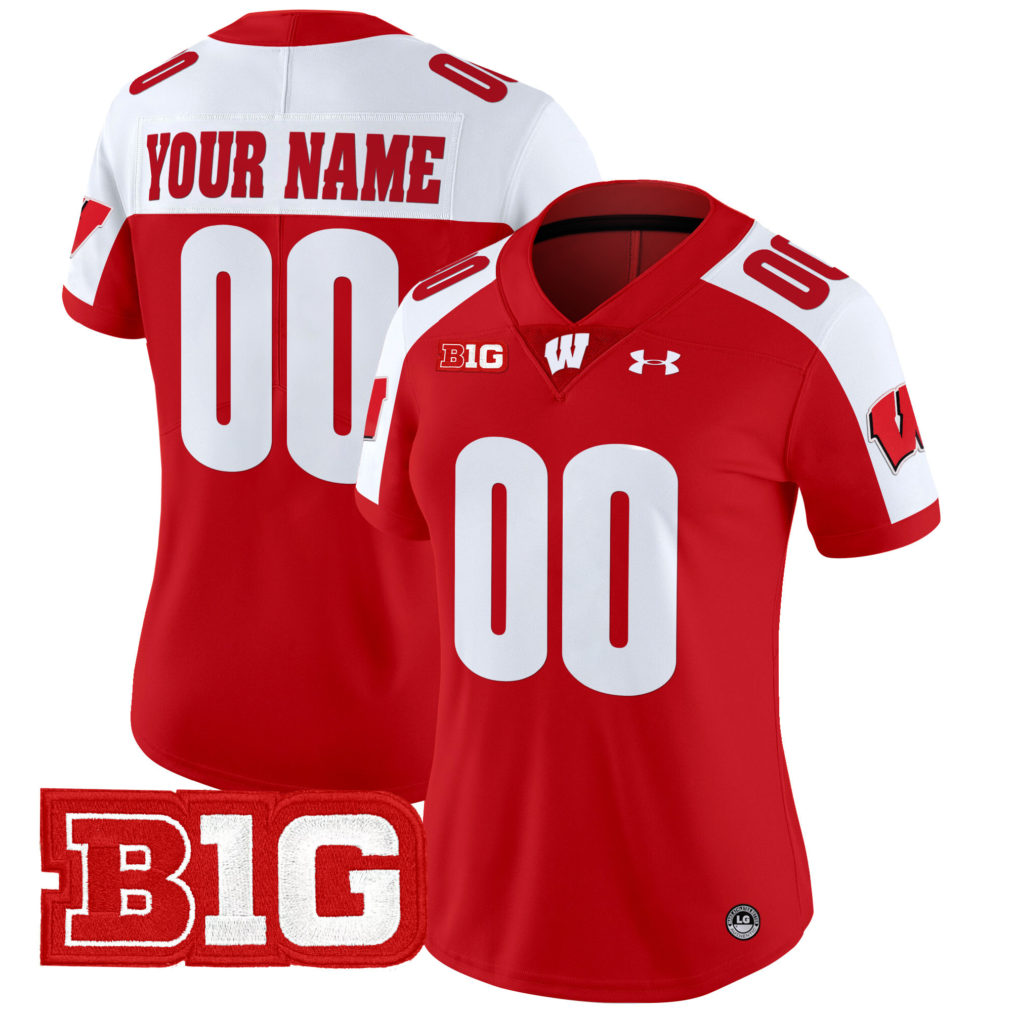 Wisconsin Badgers 2024 Vapor Limited Custom Jersey - All Stitched