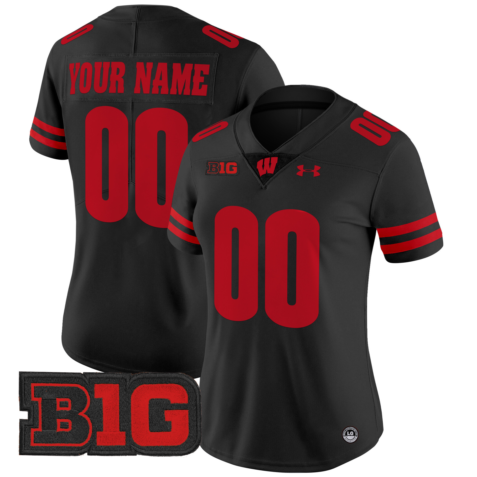 Wisconsin Badgers 2024 Vapor Limited Custom Jersey - All Stitched