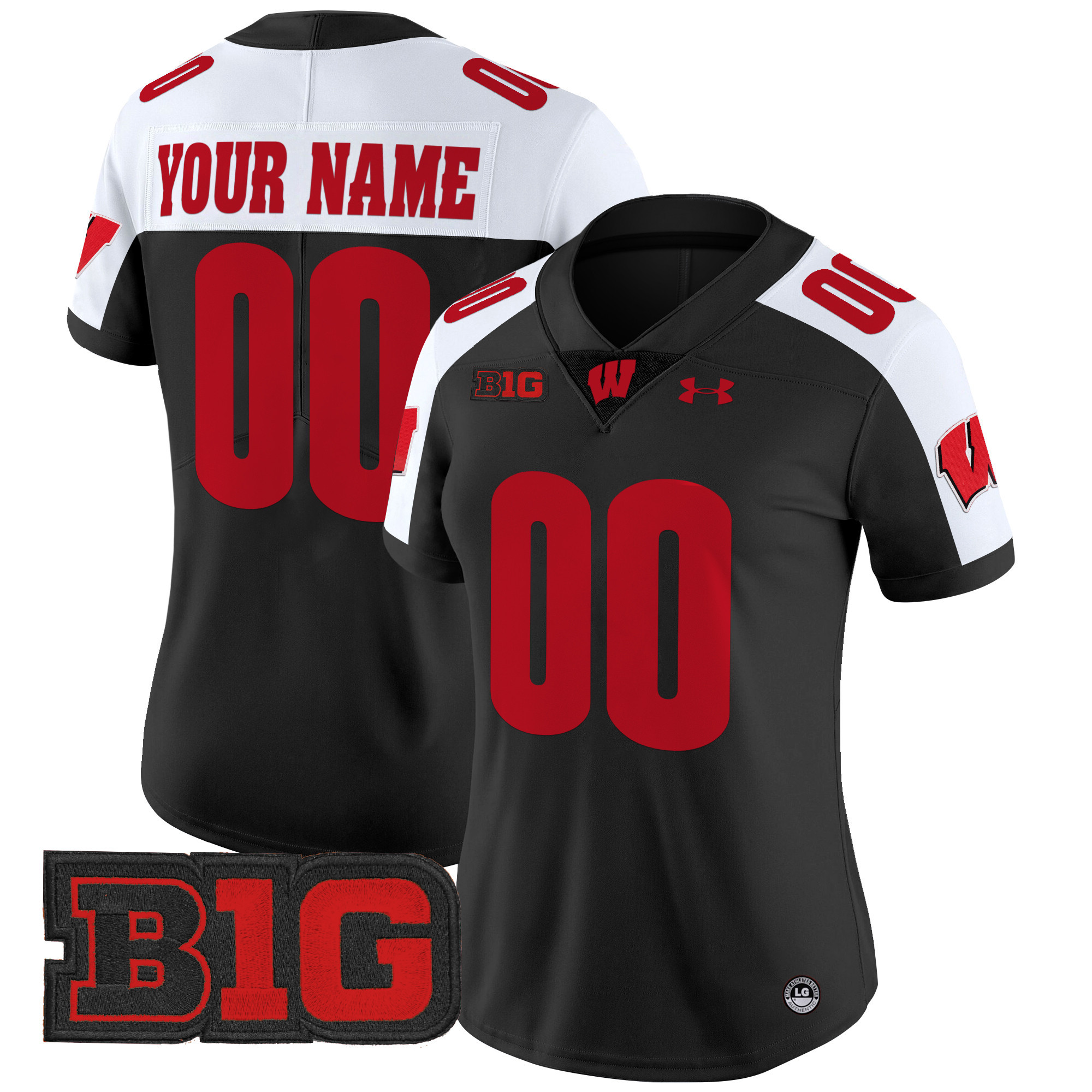 Wisconsin Badgers 2024 Vapor Limited Custom Jersey - All Stitched