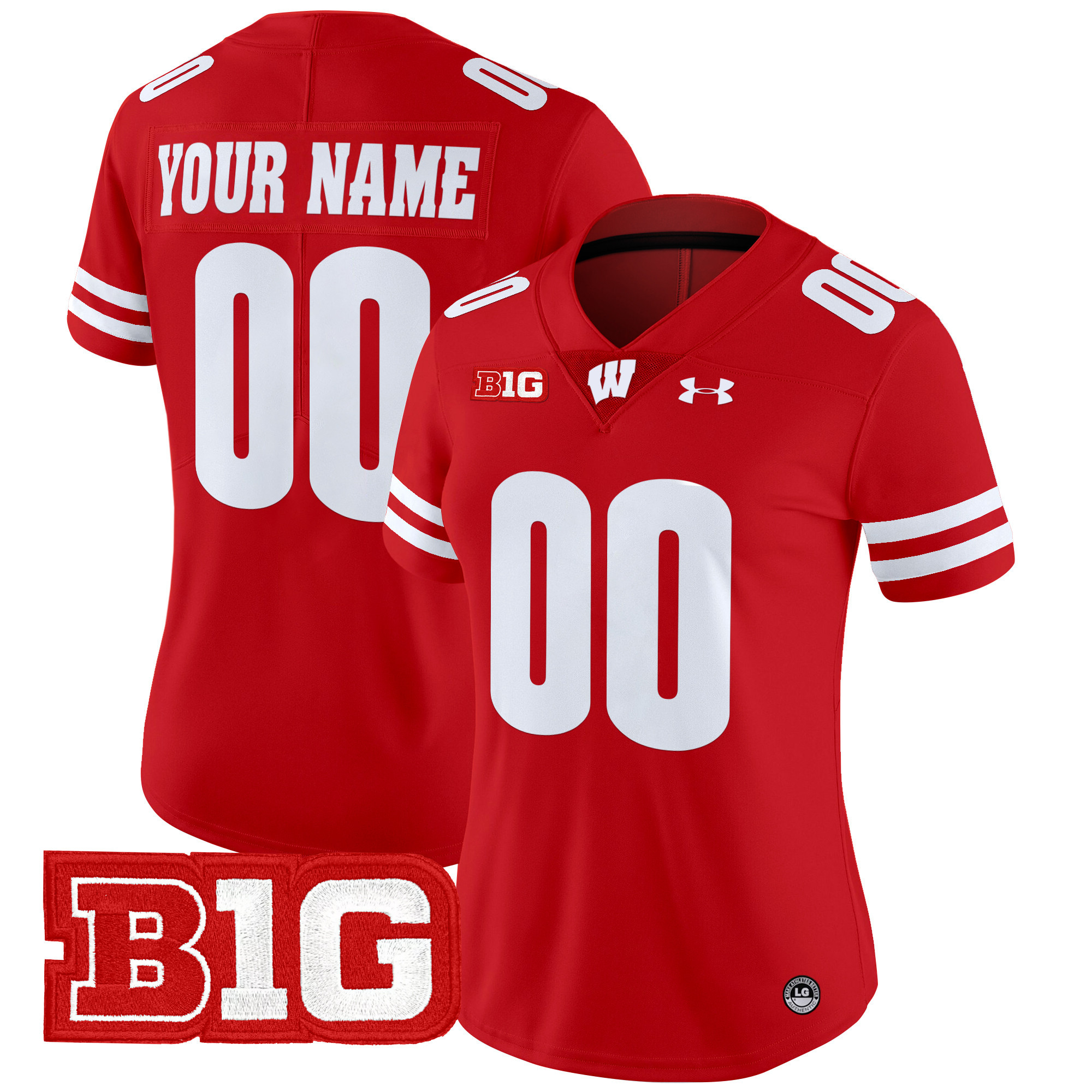 Wisconsin Badgers 2024 Vapor Limited Custom Jersey - All Stitched