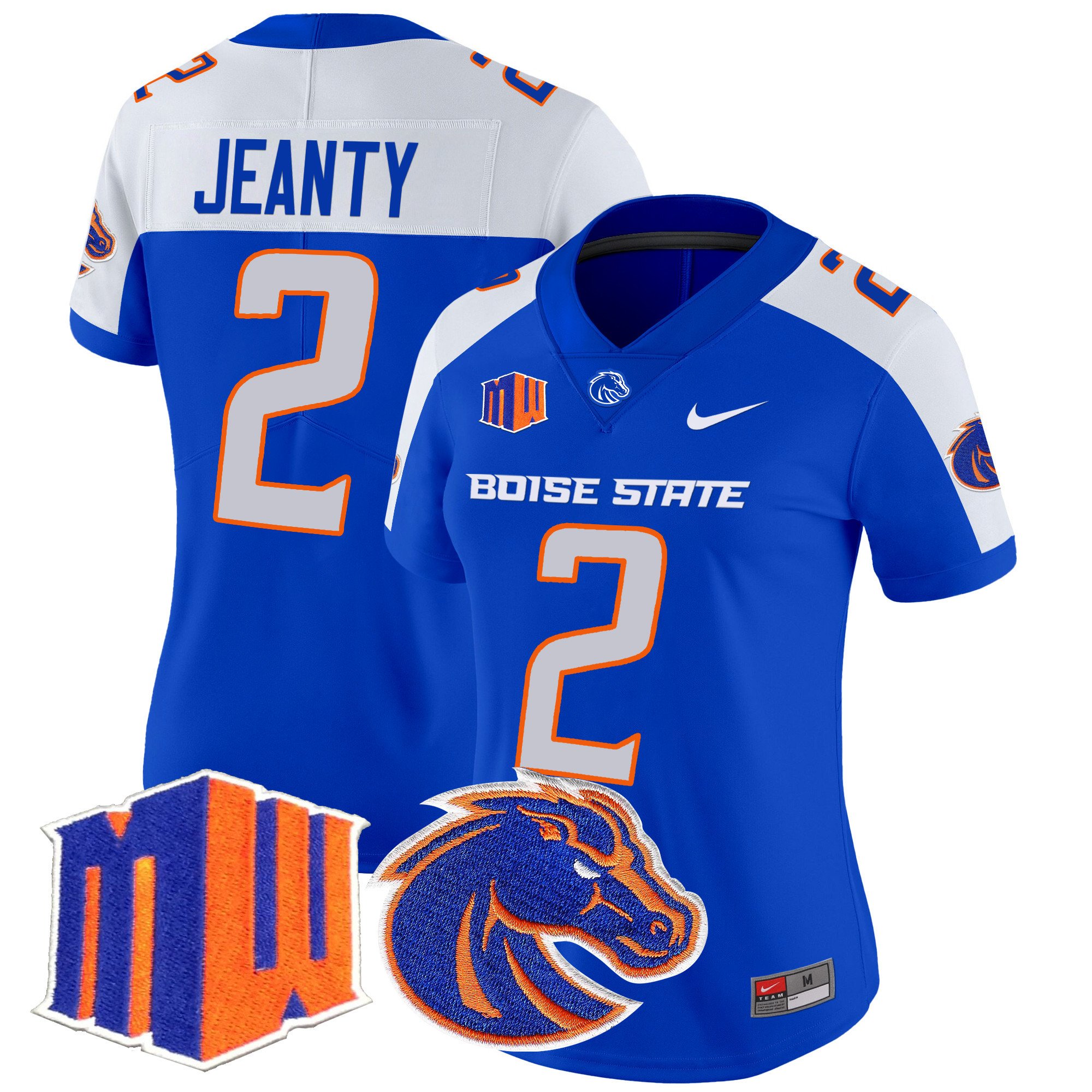Women's Boise State Broncos 2024 Vapor Limited Jersey - All Stitched