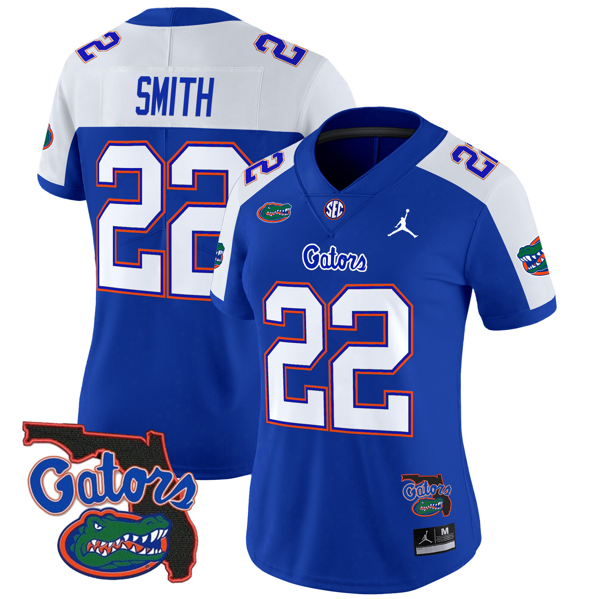Women's Florida Gators 2024 Florida Patch Vapor Limited Jersey - All Stitched