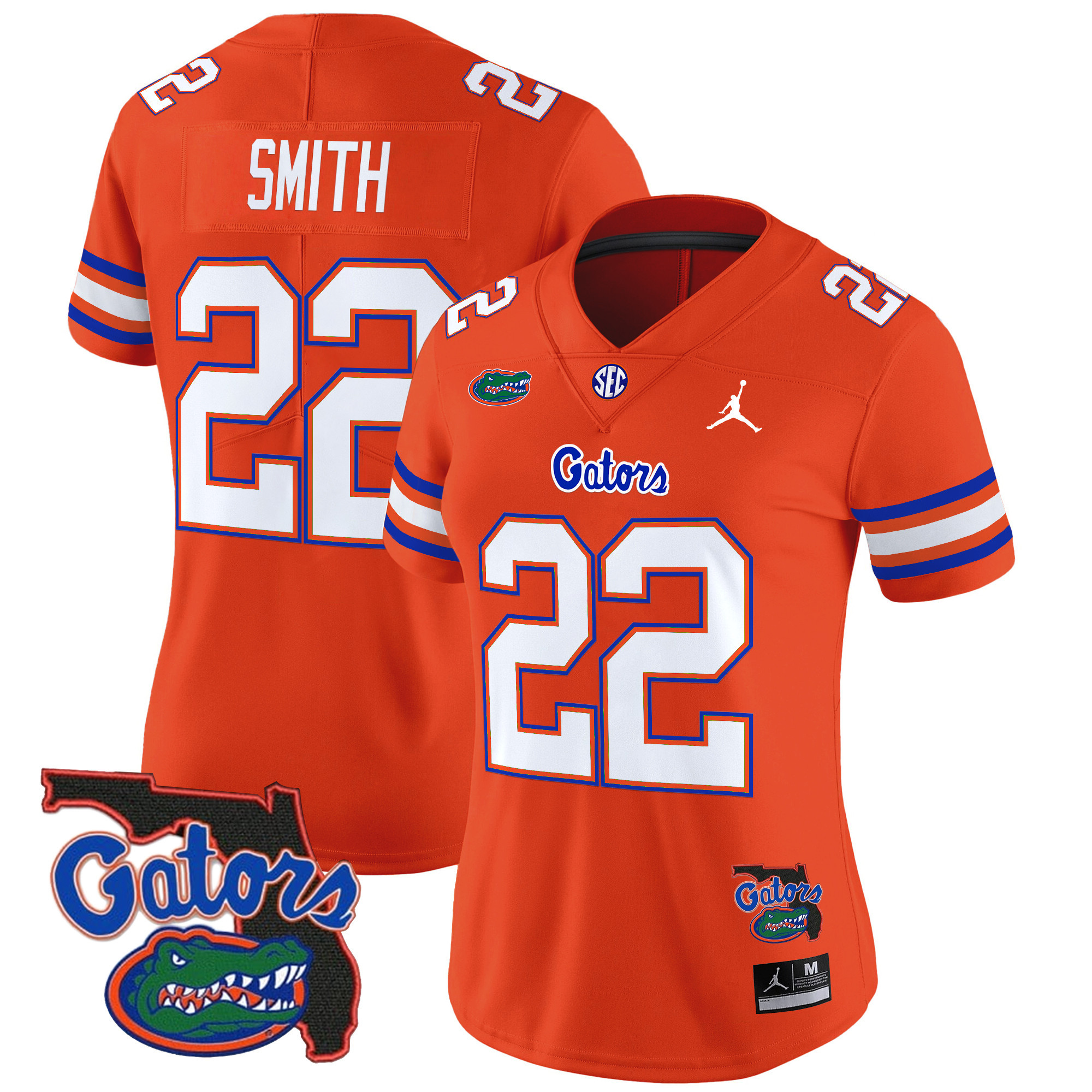 Women's Florida Gators 2024 Florida Patch Vapor Limited Jersey - All Stitched