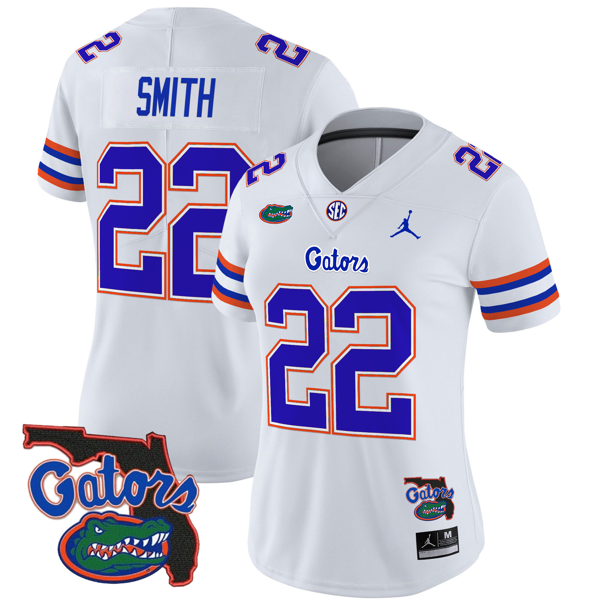 Women's Florida Gators 2024 Florida Patch Vapor Limited Jersey - All Stitched