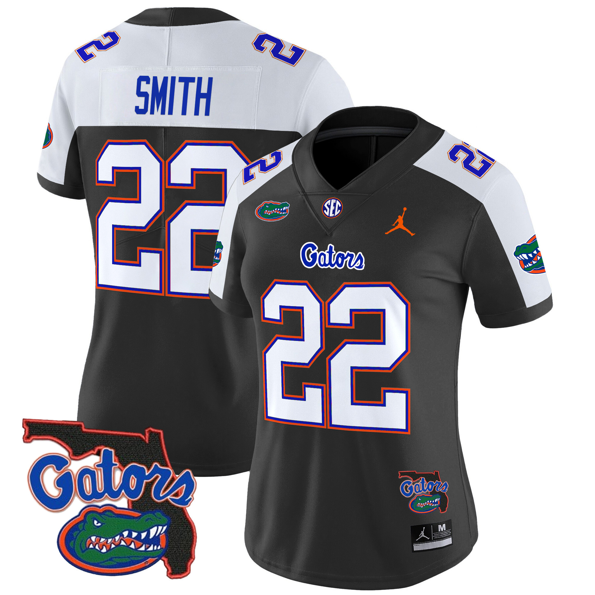 Women's Florida Gators 2024 Florida Patch Vapor Limited Jersey - All Stitched