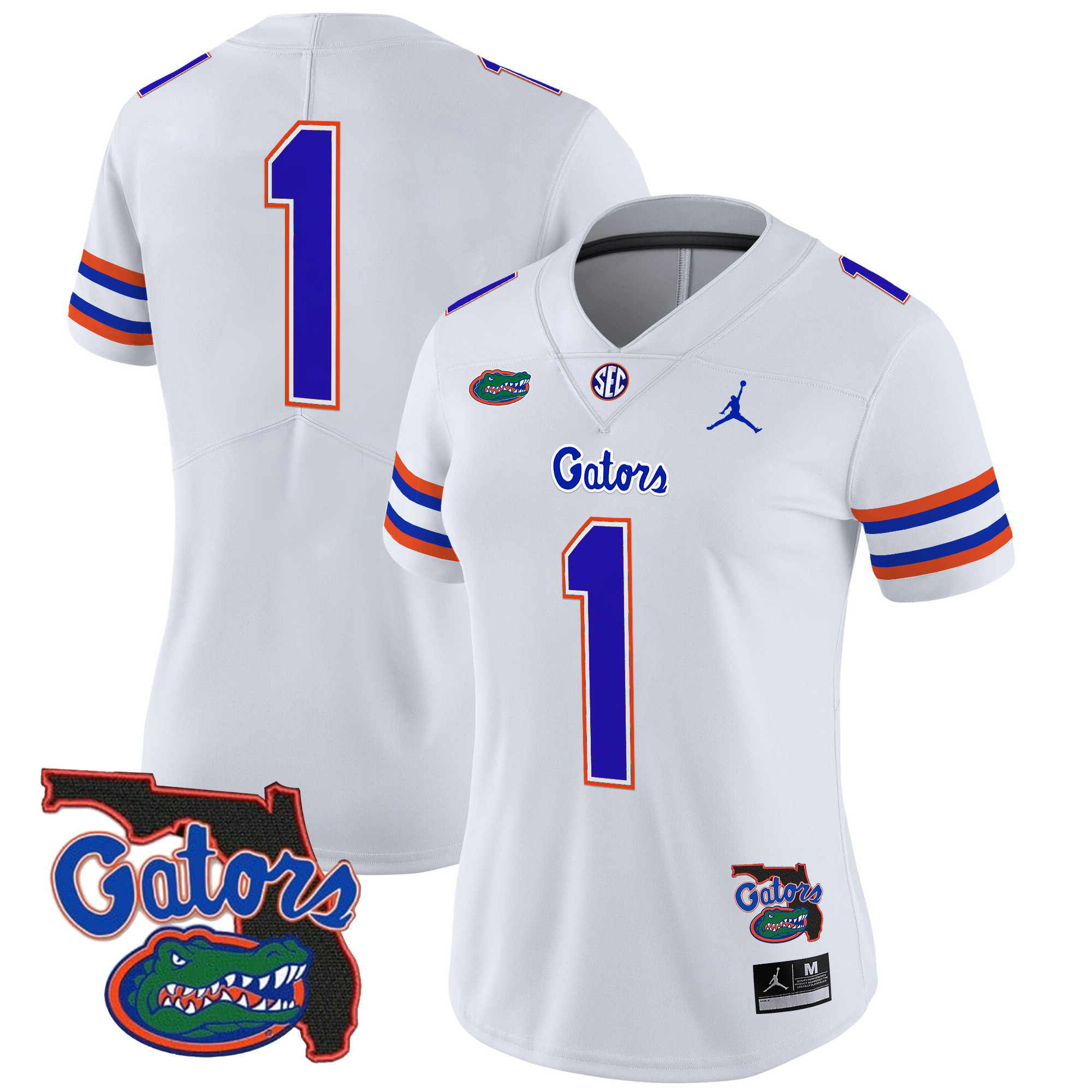 Women's Florida Gators 2024 Florida Patch Vapor Limited Jersey - All Stitched