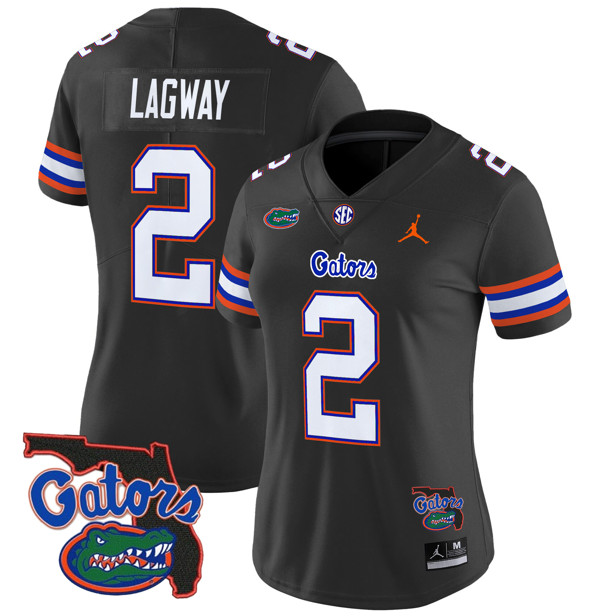 Women's Florida Gators 2024 Florida Patch Vapor Limited Jersey - All Stitched