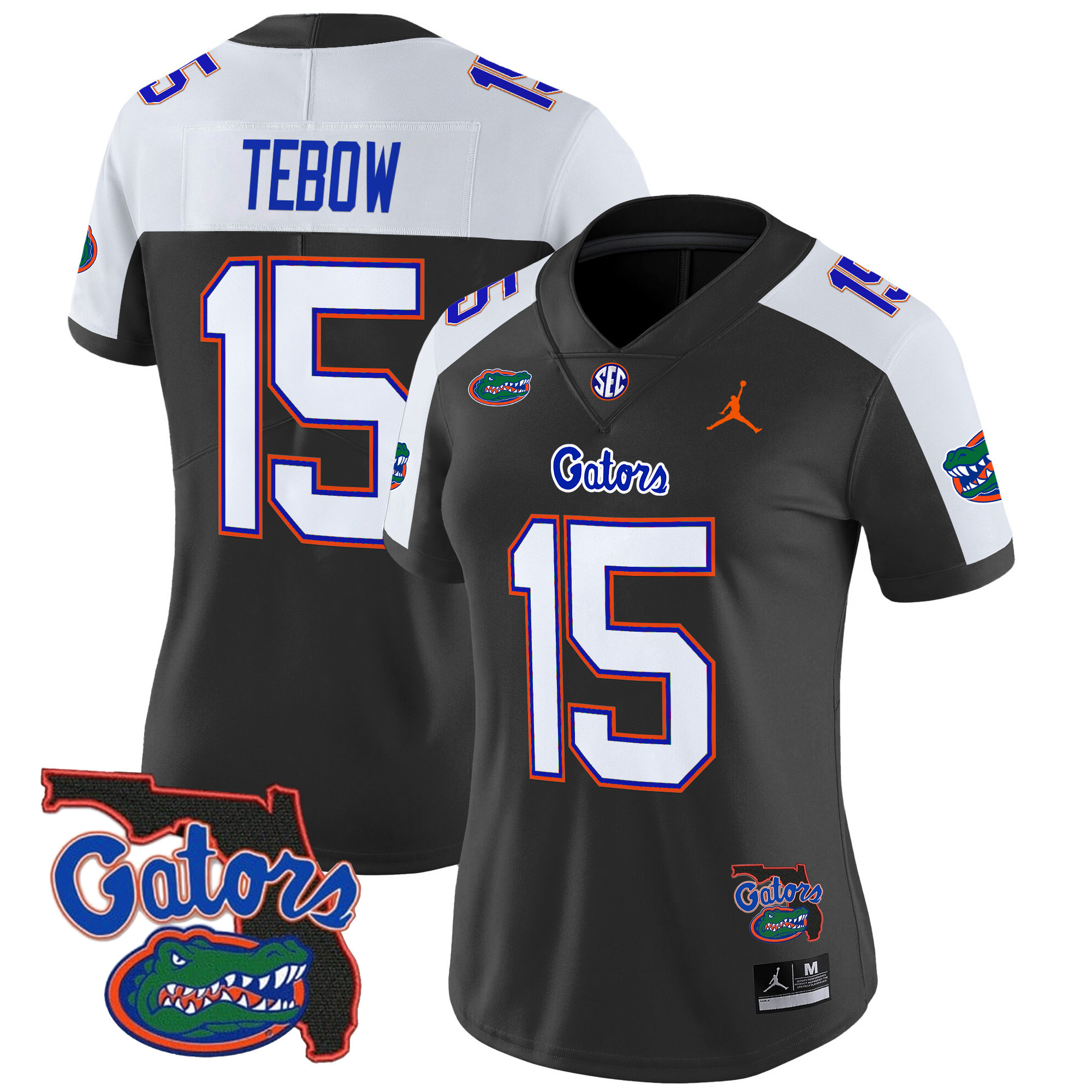Women's Florida Gators 2024 Florida Patch Vapor Limited Jersey - All Stitched