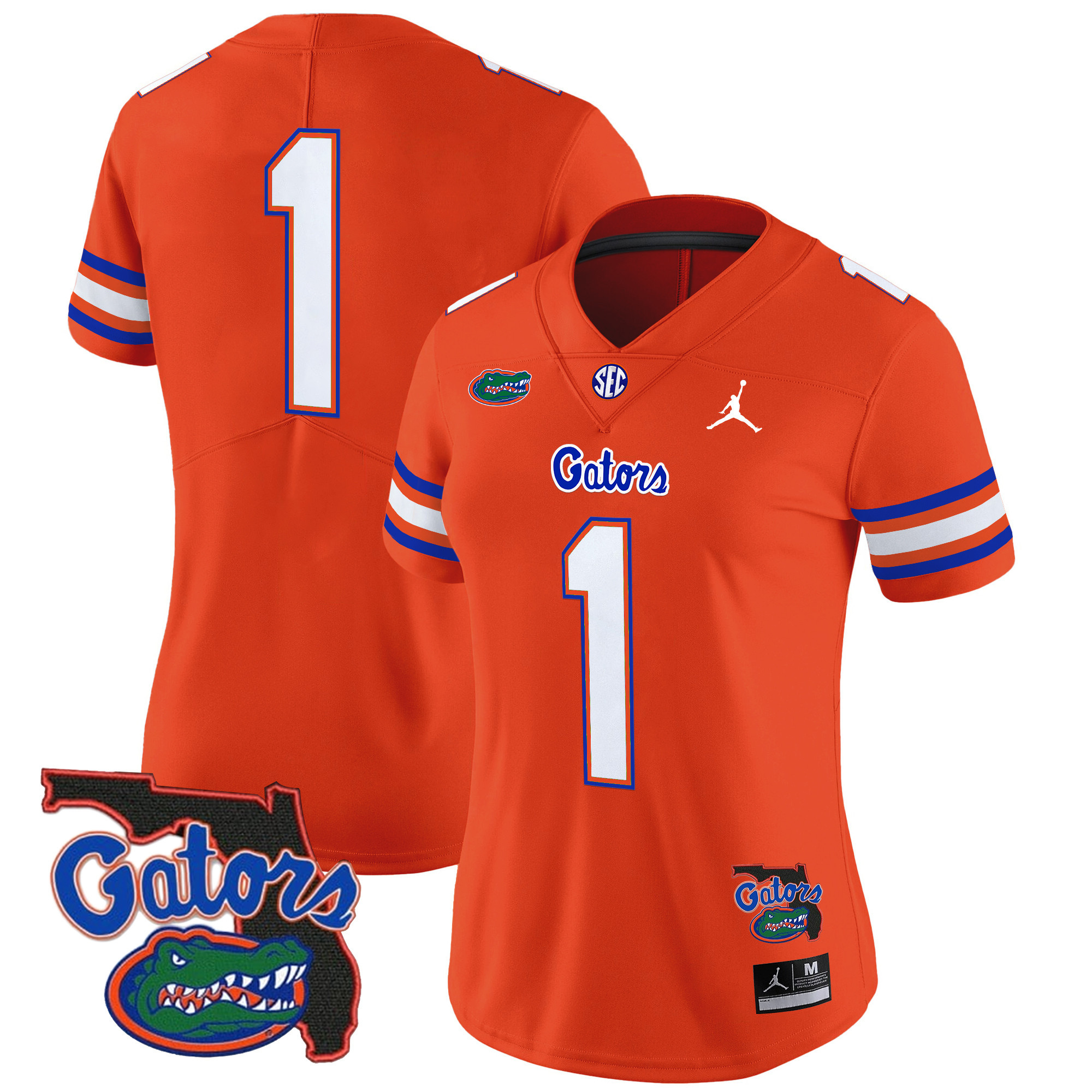 Women's Florida Gators 2024 Florida Patch Vapor Limited Jersey - All Stitched
