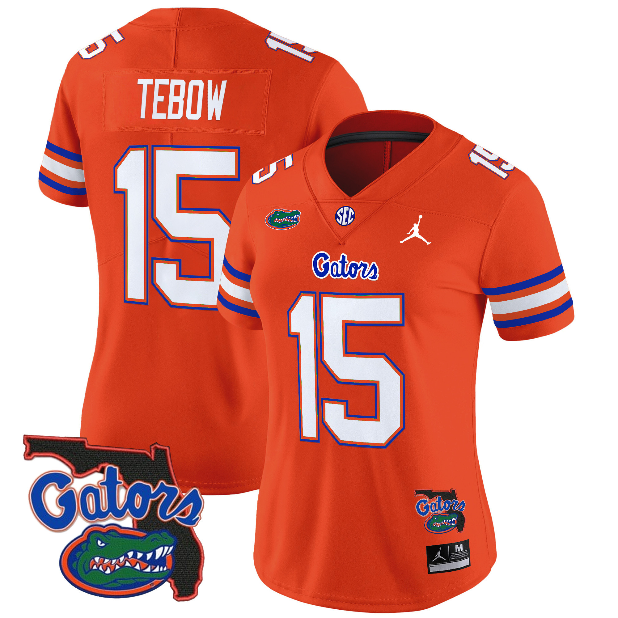 Women's Florida Gators 2024 Florida Patch Vapor Limited Jersey - All Stitched
