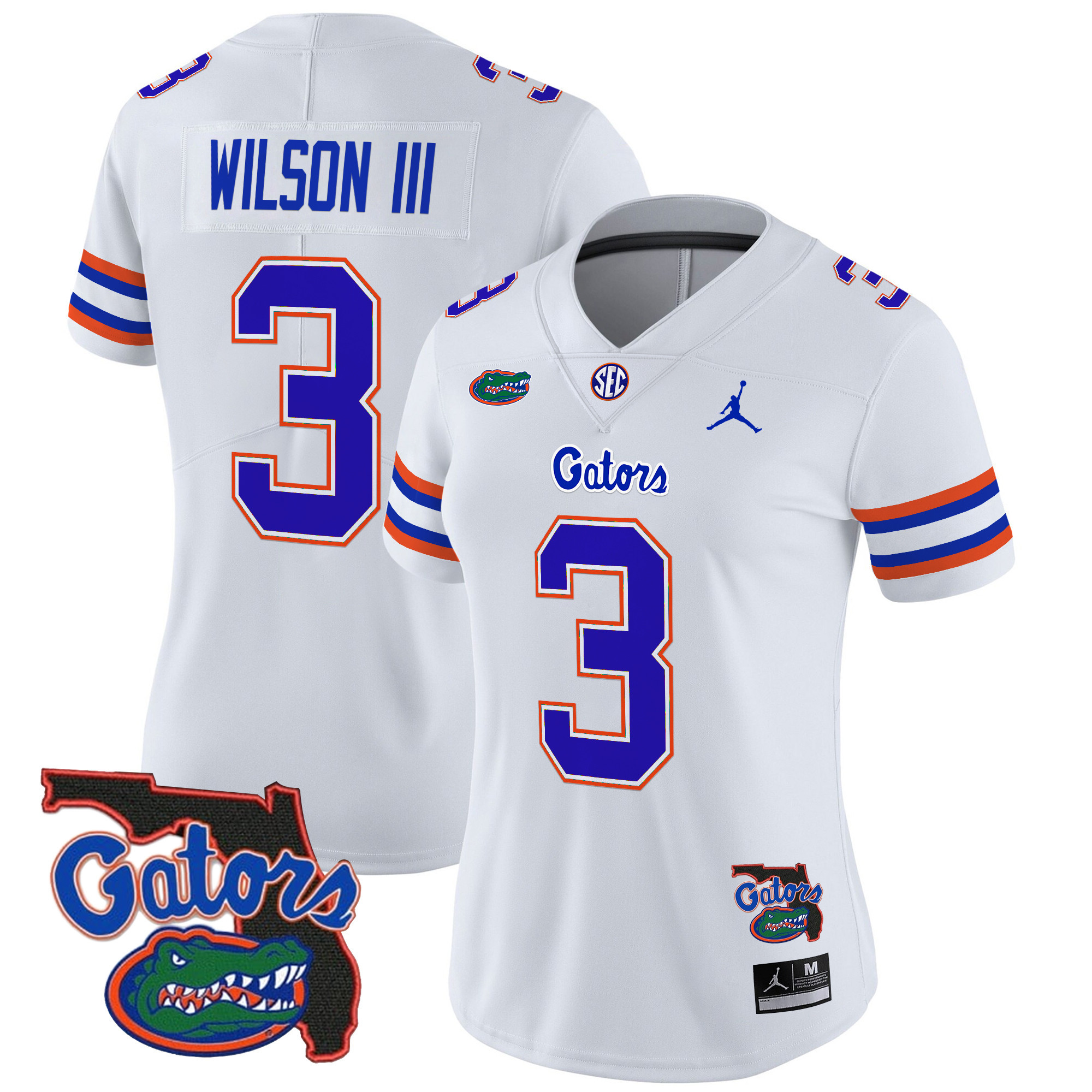 Women's Florida Gators 2024 Florida Patch Vapor Limited Jersey - All Stitched