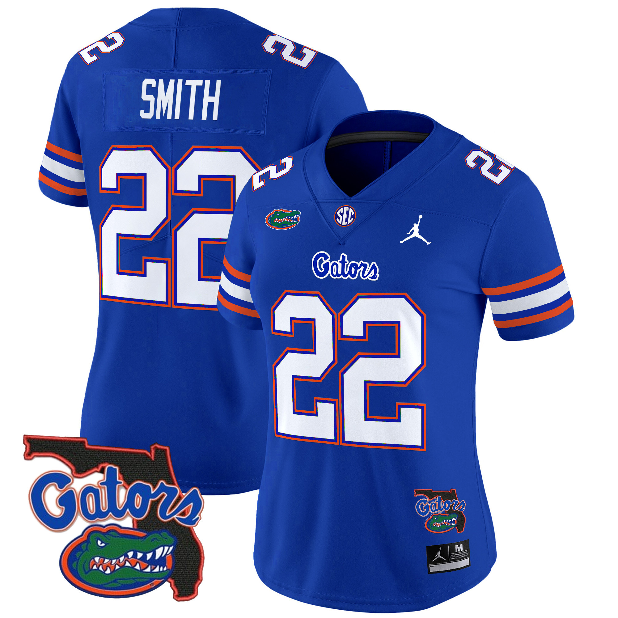 Women's Florida Gators 2024 Florida Patch Vapor Limited Jersey - All Stitched