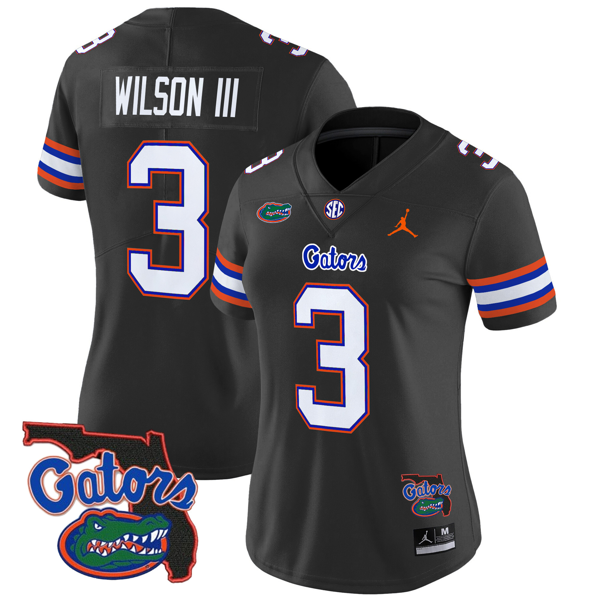 Women's Florida Gators 2024 Florida Patch Vapor Limited Jersey - All Stitched