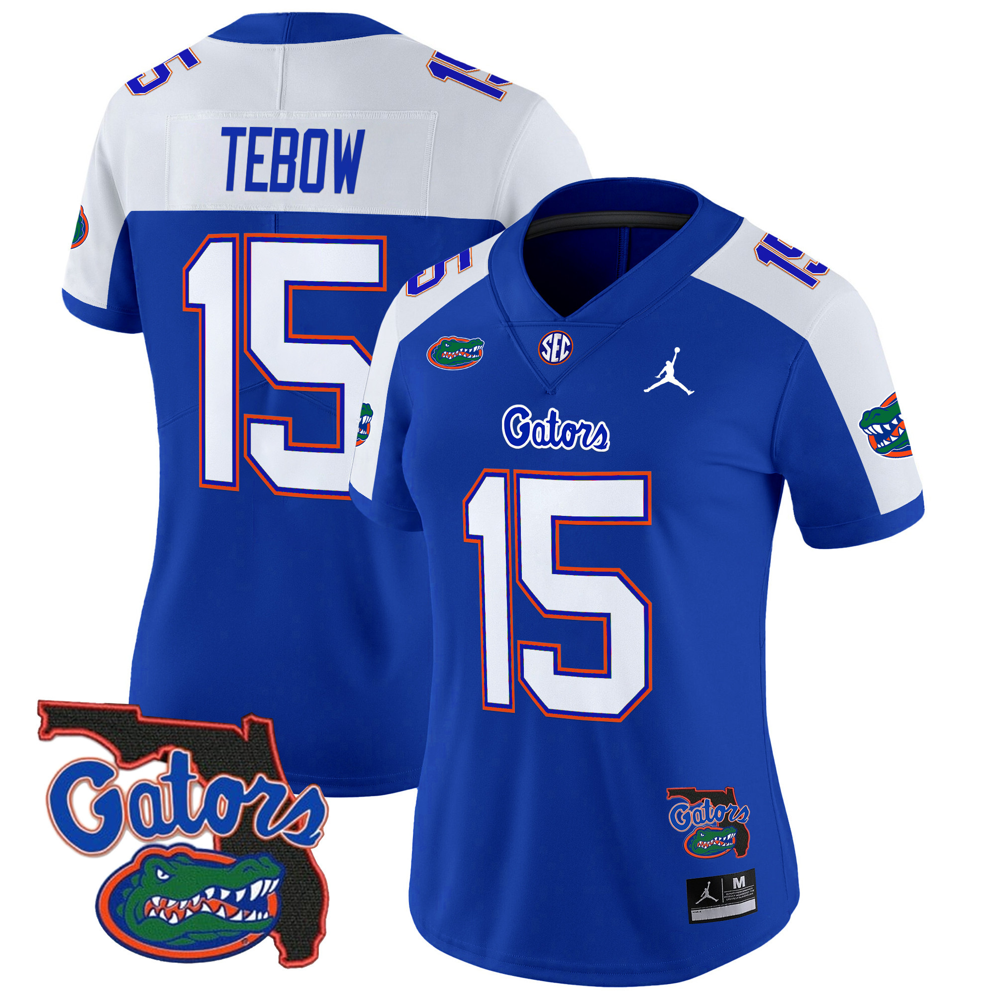 Women's Florida Gators 2024 Florida Patch Vapor Limited Jersey - All Stitched