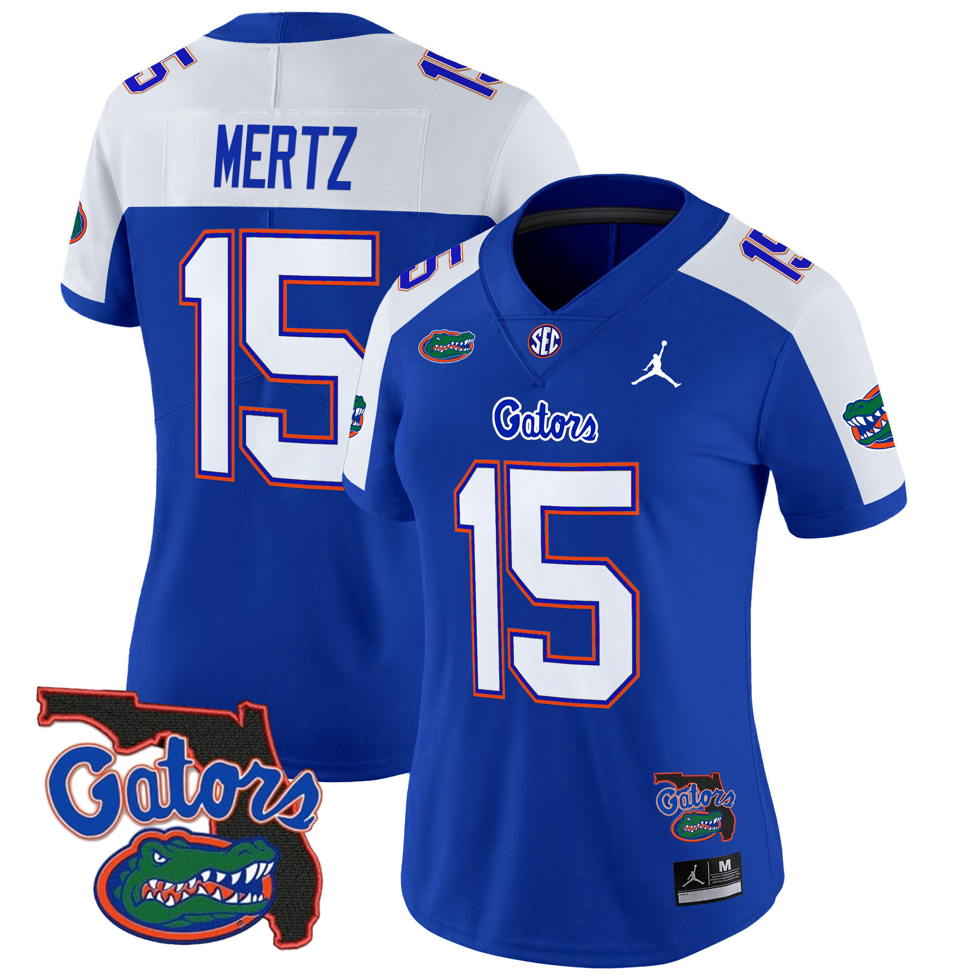 Women's Florida Gators 2024 Florida Patch Vapor Limited Jersey - All Stitched