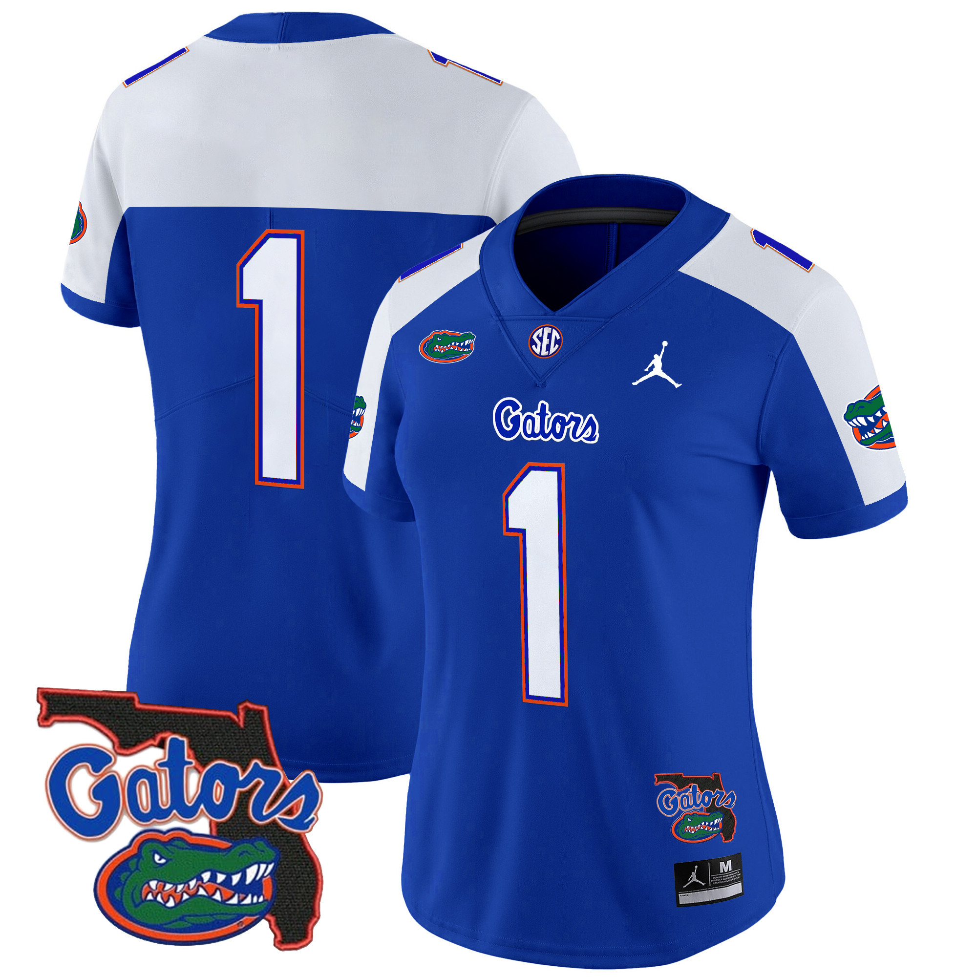 Women's Florida Gators 2024 Florida Patch Vapor Limited Jersey - All Stitched