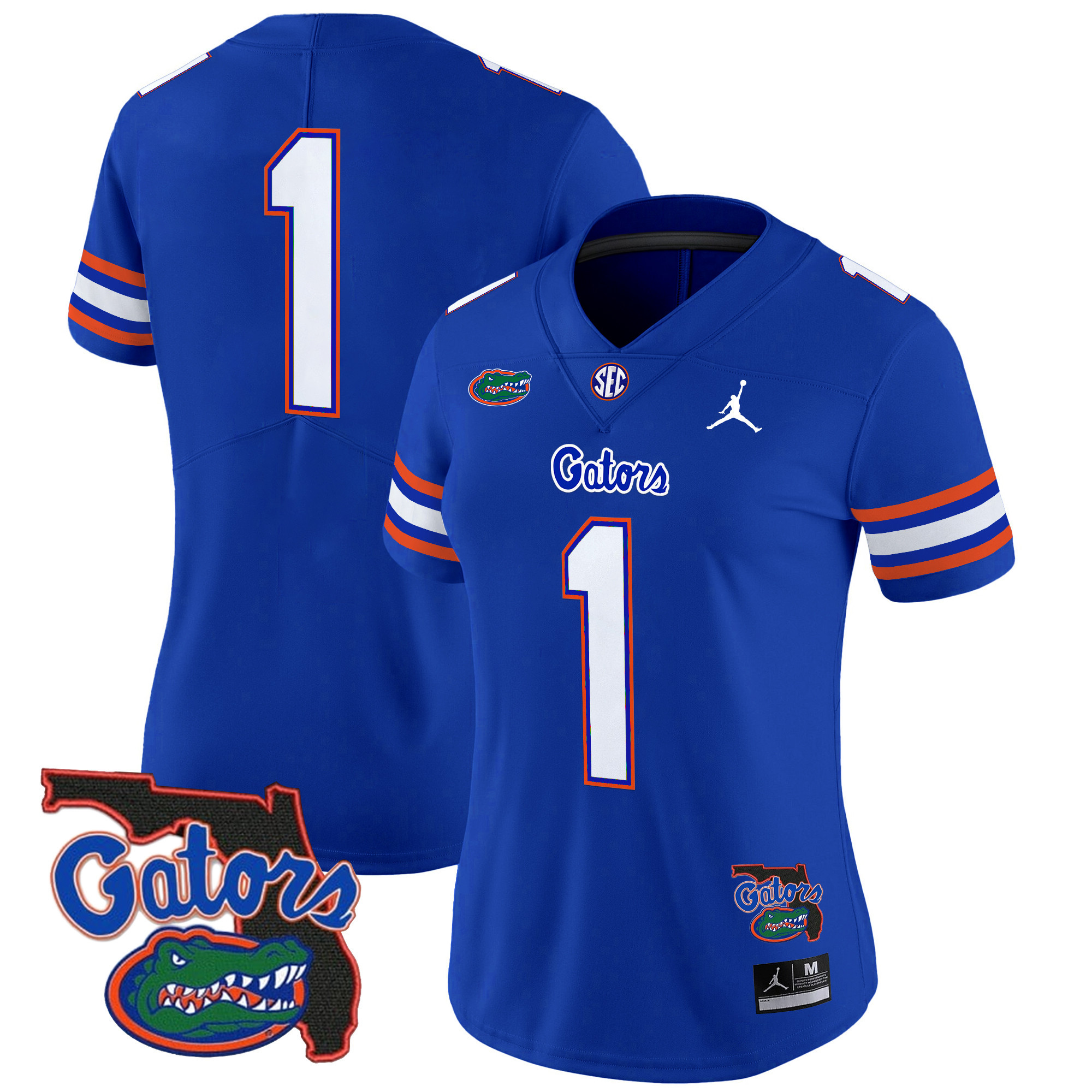 Women's Florida Gators 2024 Florida Patch Vapor Limited Jersey - All Stitched