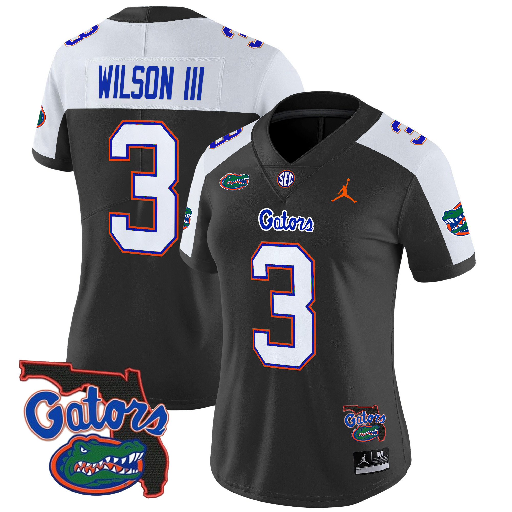 Women's Florida Gators 2024 Florida Patch Vapor Limited Jersey - All Stitched