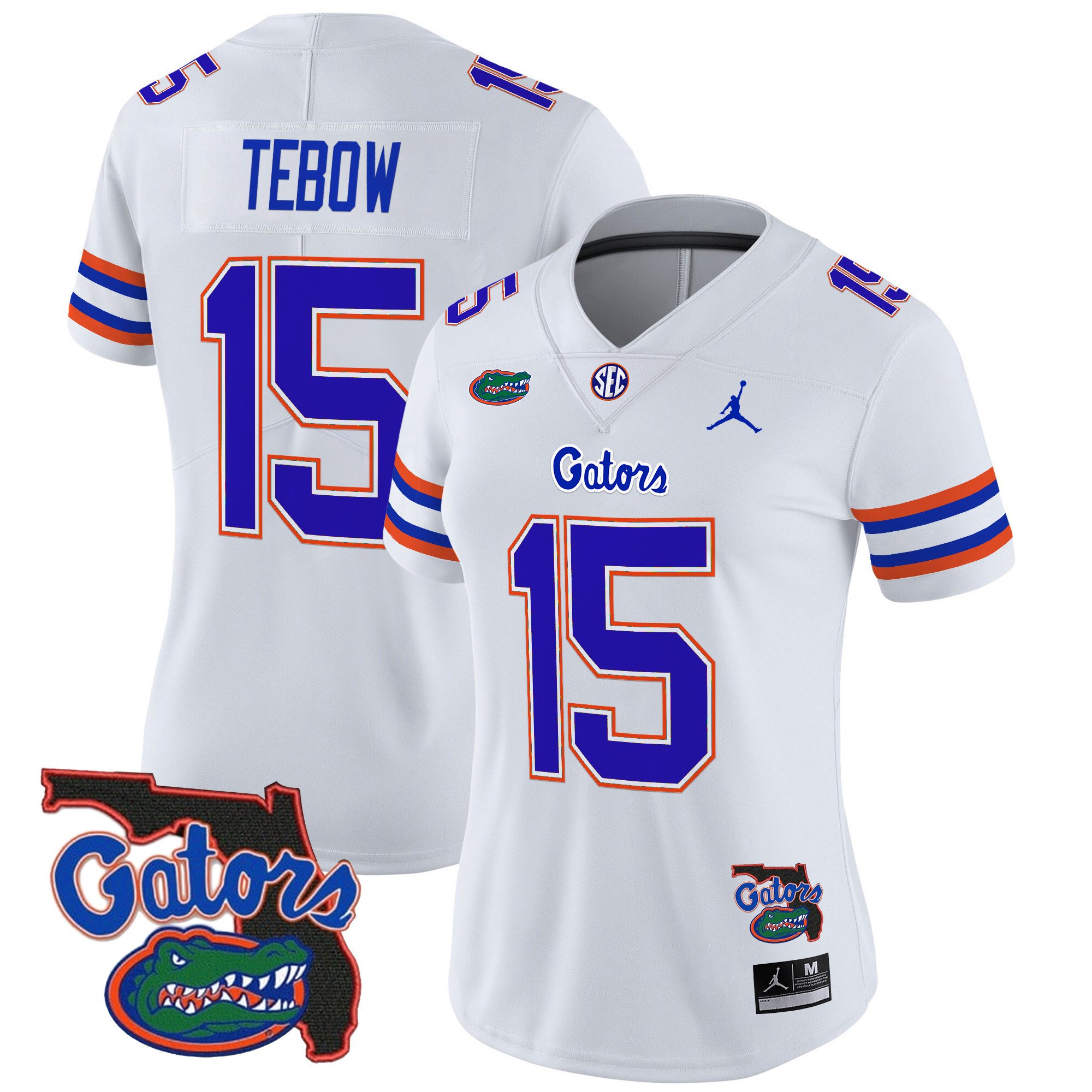 Women's Florida Gators 2024 Florida Patch Vapor Limited Jersey - All Stitched