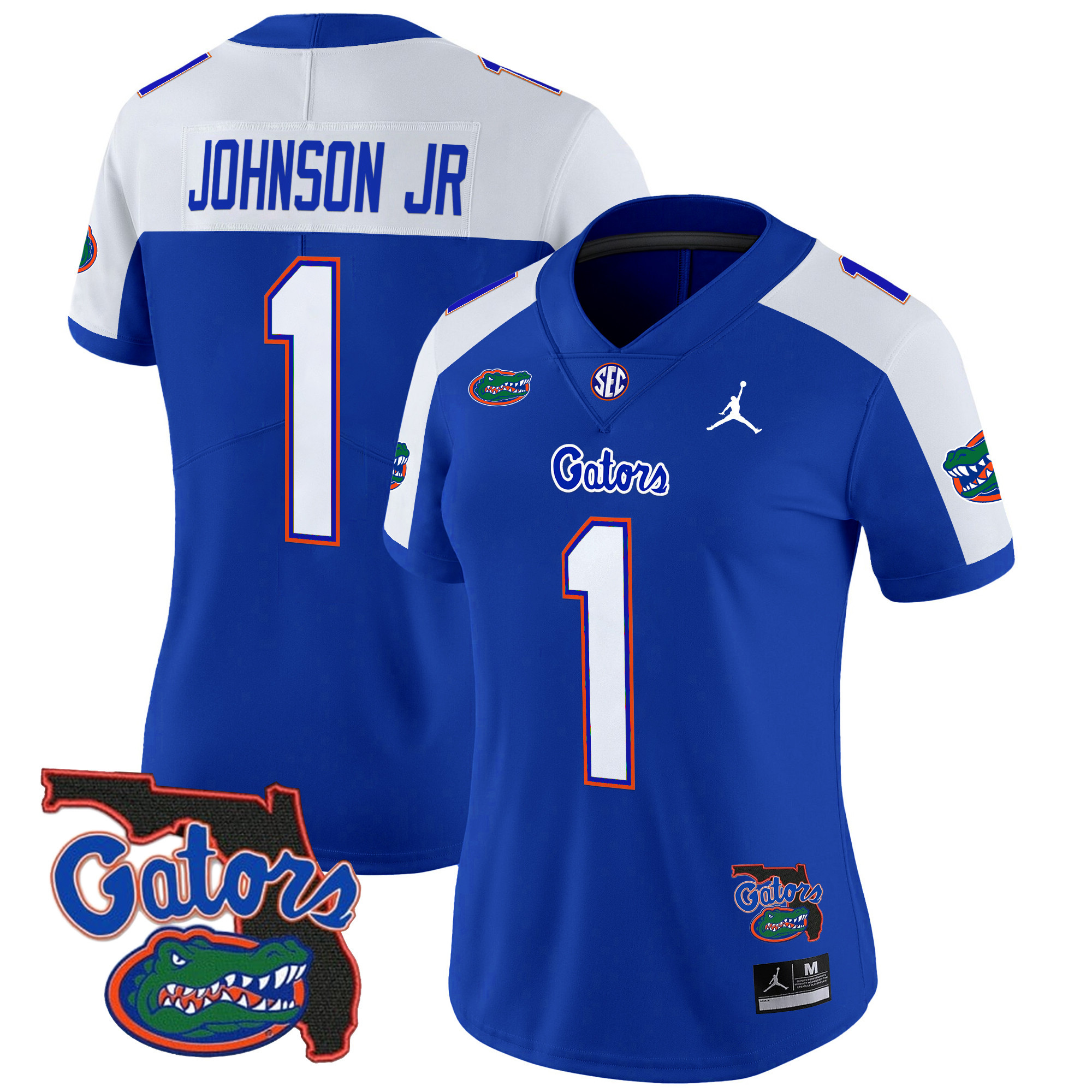 Women's Florida Gators 2024 Florida Patch Vapor Limited Jersey - All Stitched
