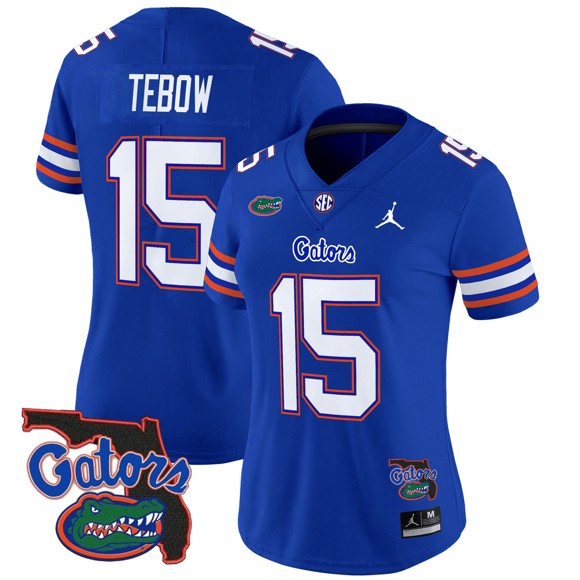 Women's Florida Gators 2024 Florida Patch Vapor Limited Jersey - All Stitched