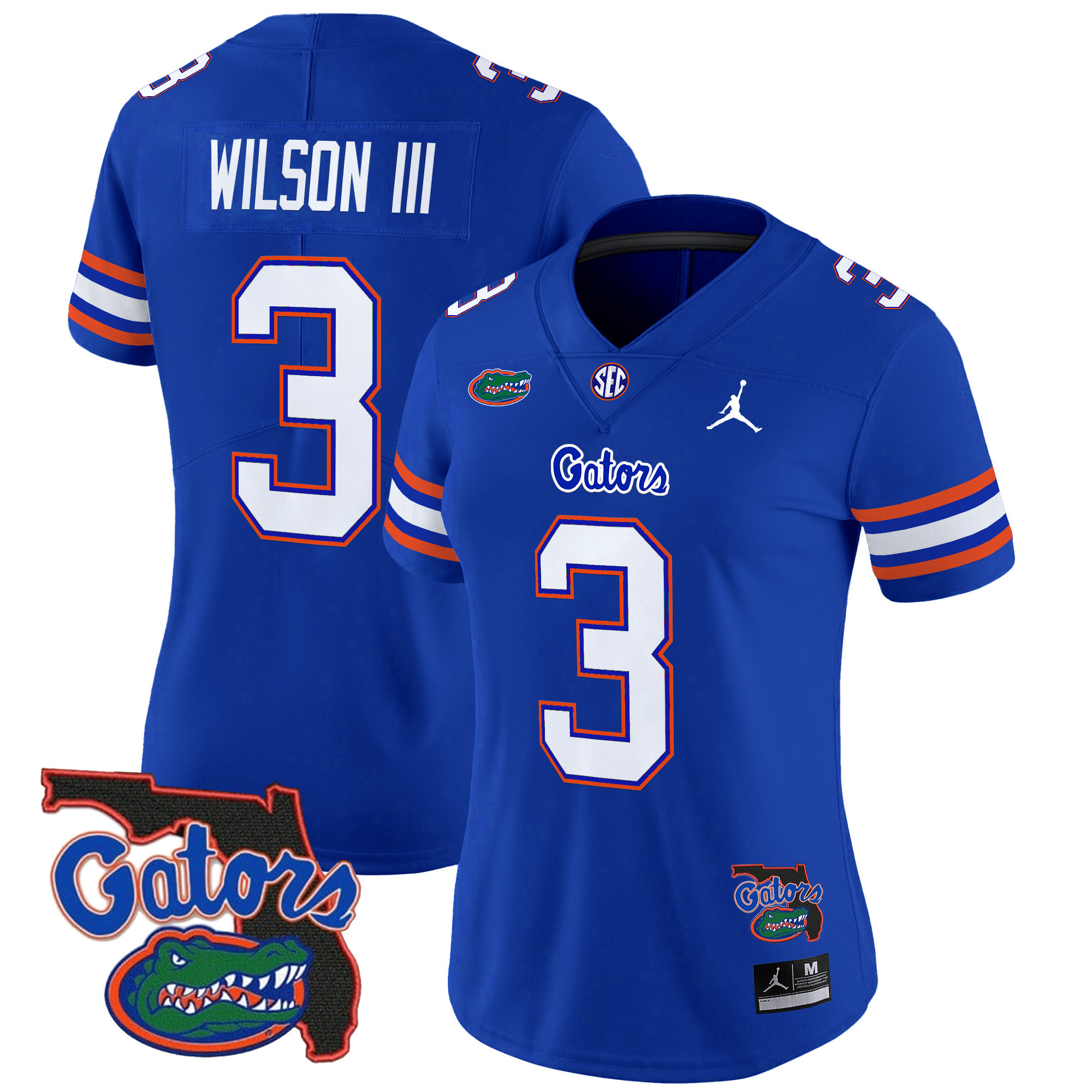 Women's Florida Gators 2024 Florida Patch Vapor Limited Jersey - All Stitched