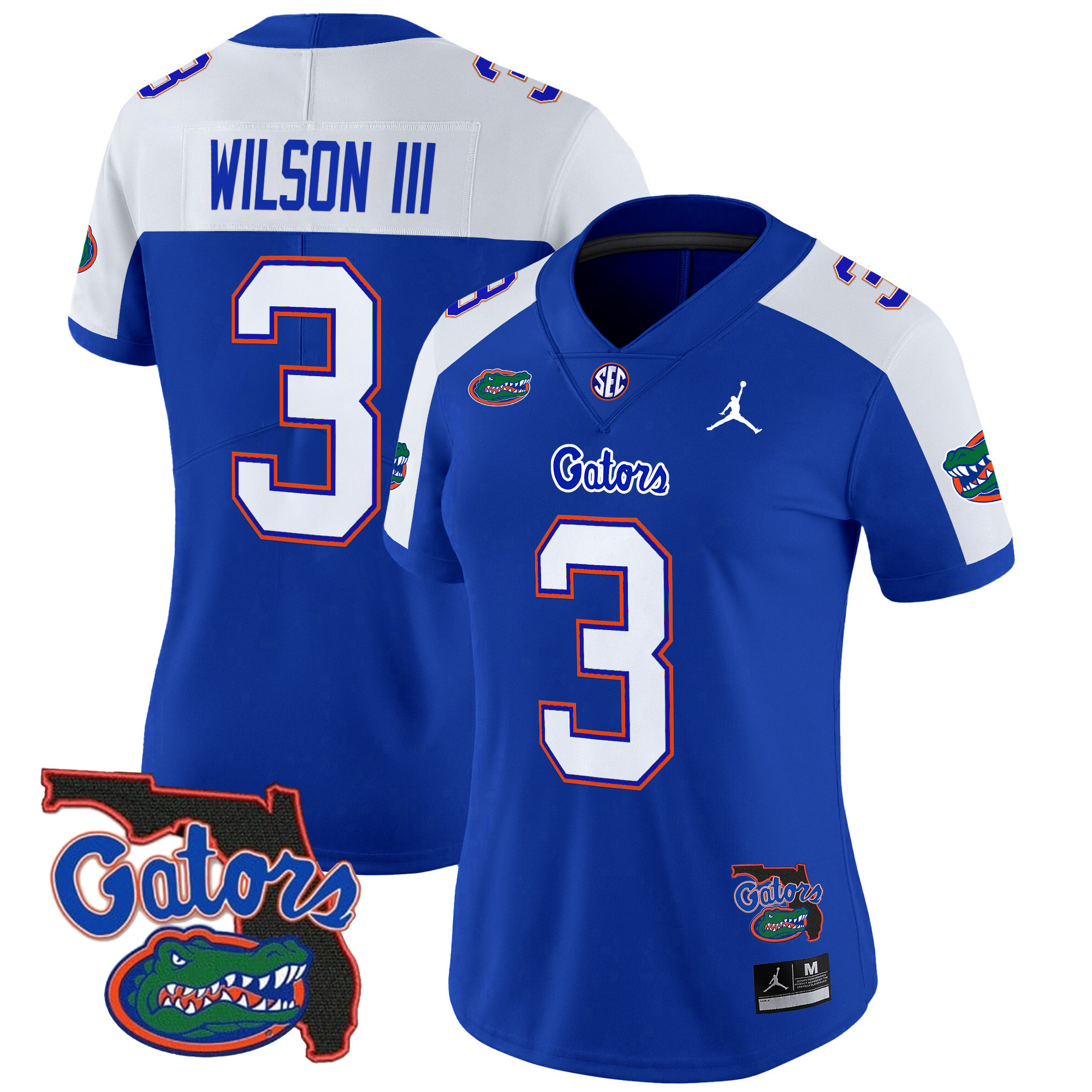 Women's Florida Gators 2024 Florida Patch Vapor Limited Jersey - All Stitched