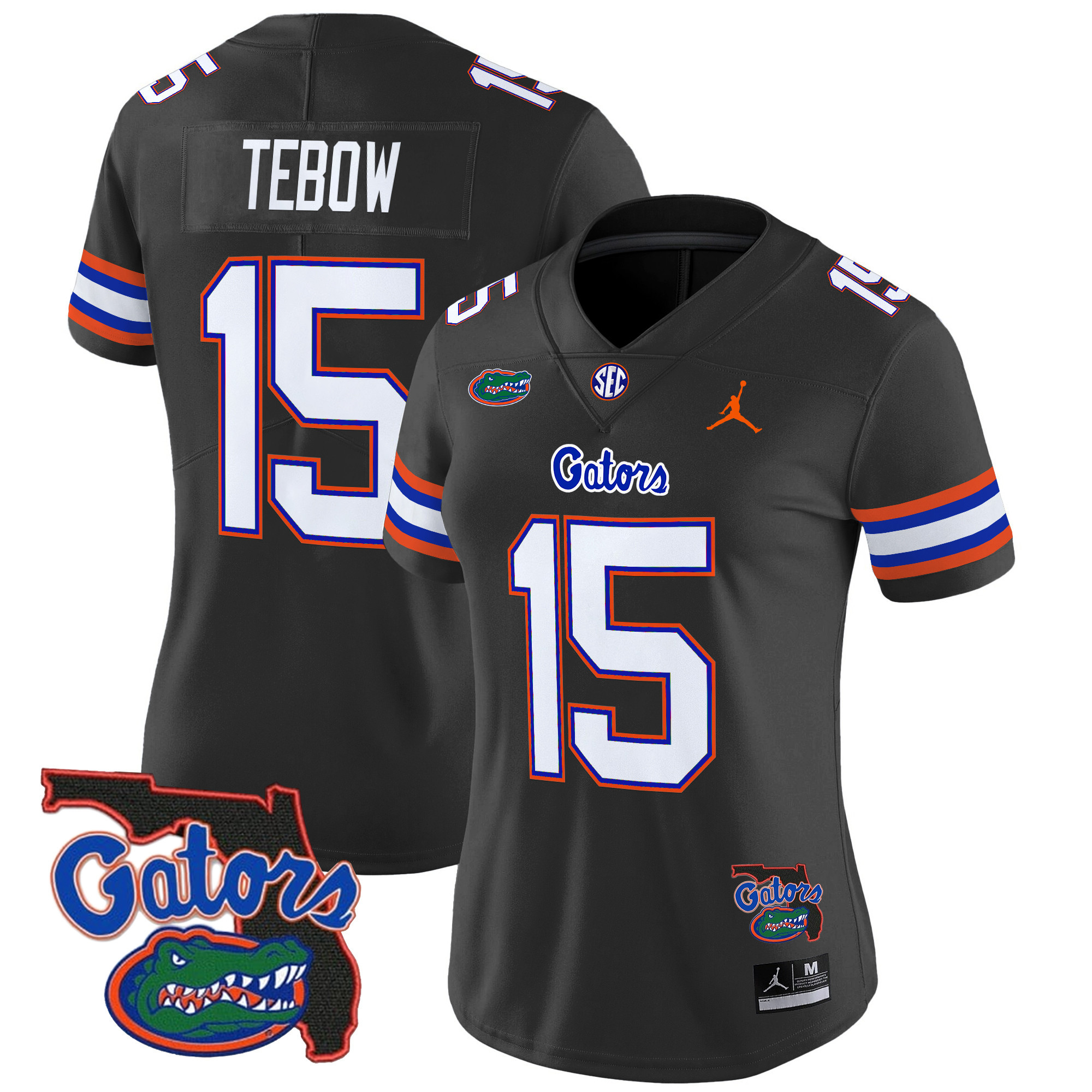Women's Florida Gators 2024 Florida Patch Vapor Limited Jersey - All Stitched