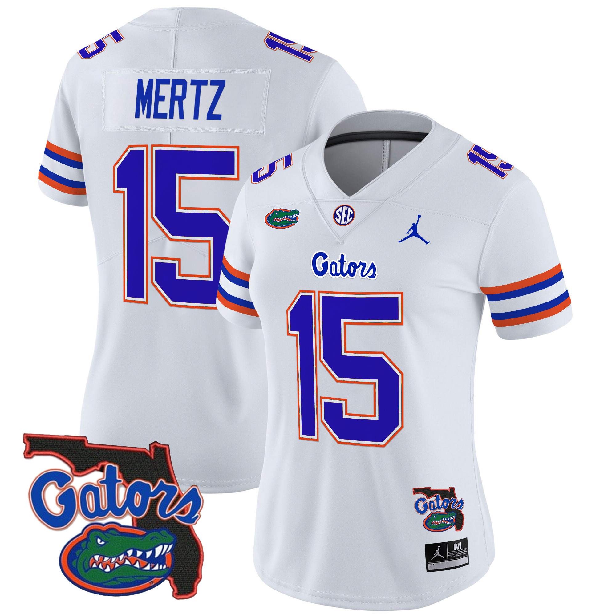 Women's Florida Gators 2024 Florida Patch Vapor Limited Jersey - All Stitched