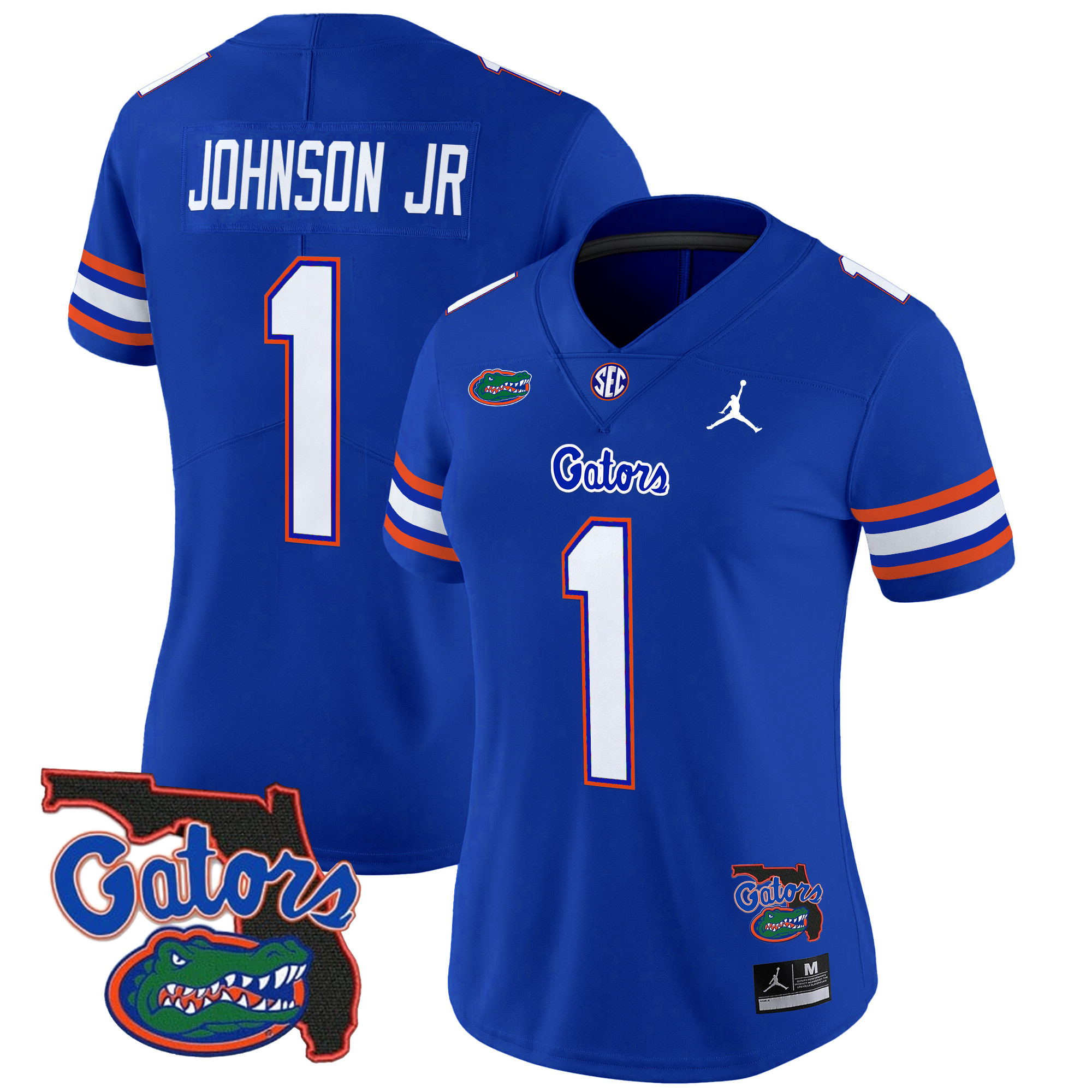 Women's Florida Gators 2024 Florida Patch Vapor Limited Jersey - All Stitched