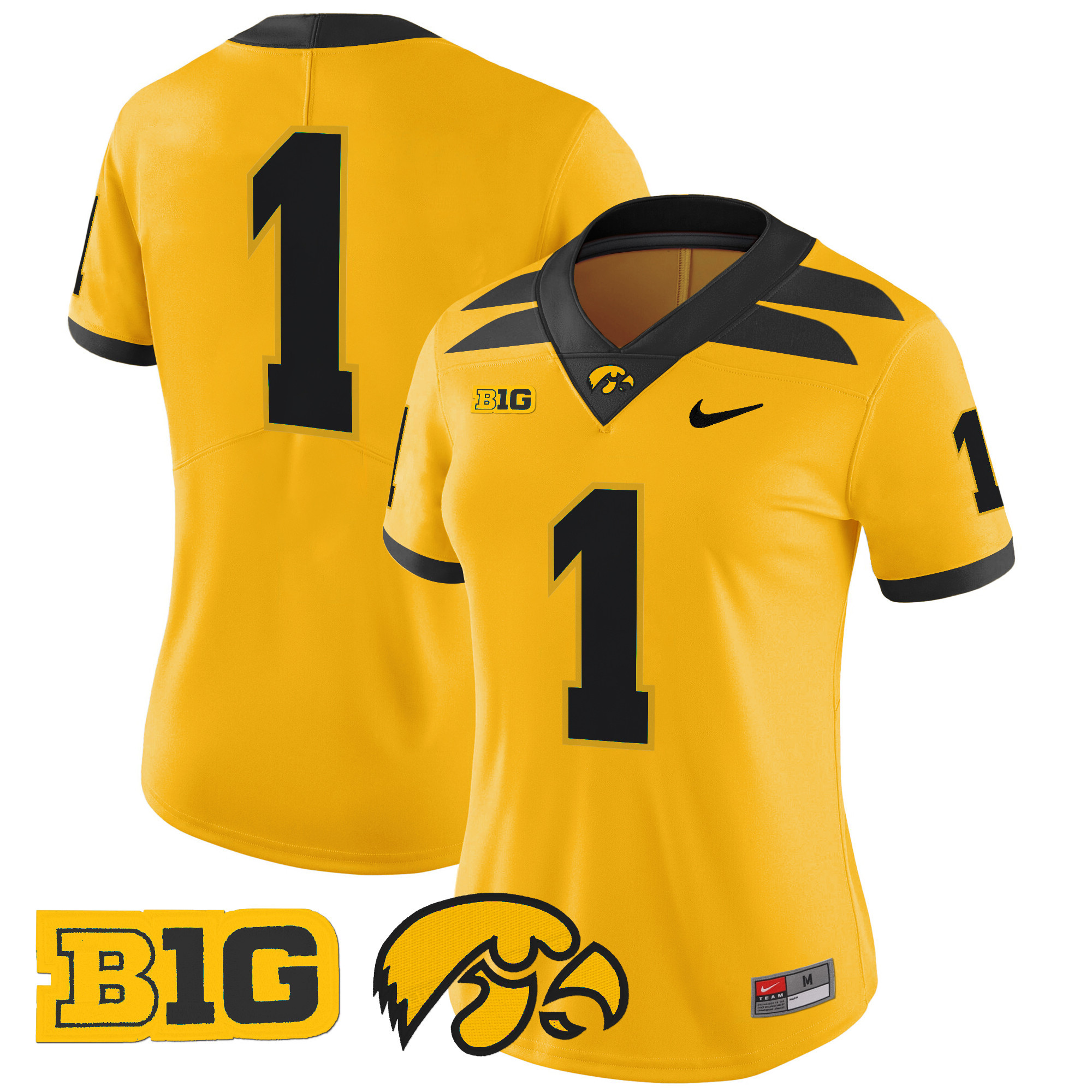 Women's Iowa Hawkeyes 2024 Vapor Limited Jersey - All Stitched