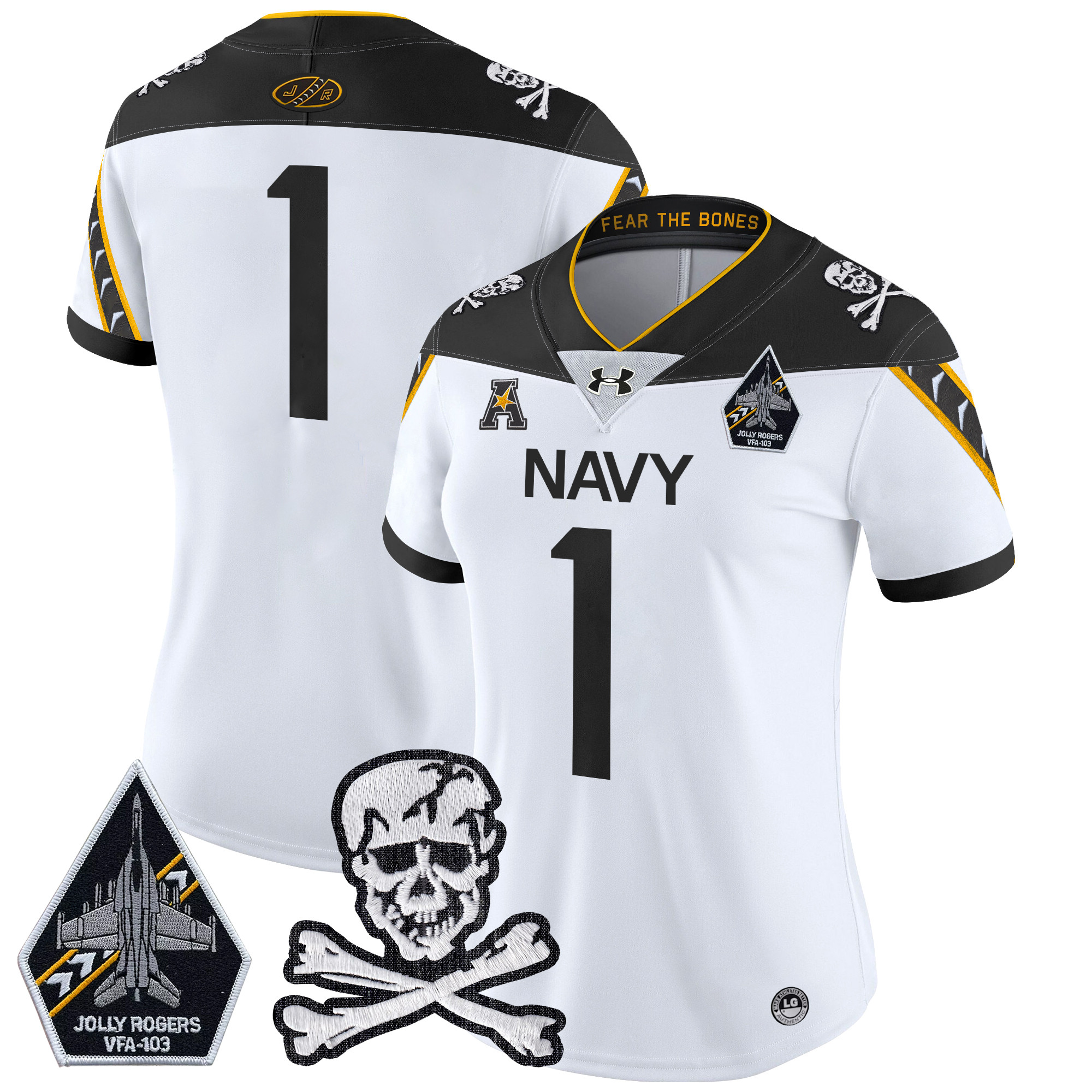 Women's Navy Midshipmen 2024 Vapor Limited Jersey - All Stitched