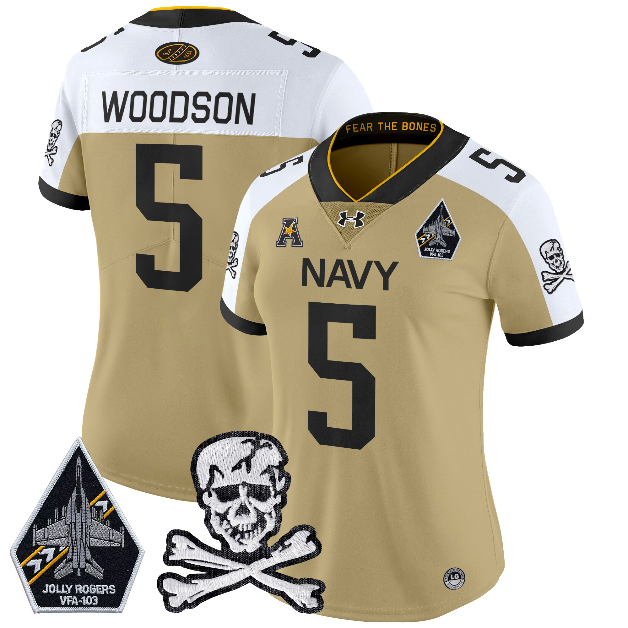 Women's Navy Midshipmen 2024 Vapor Limited Jersey - All Stitched