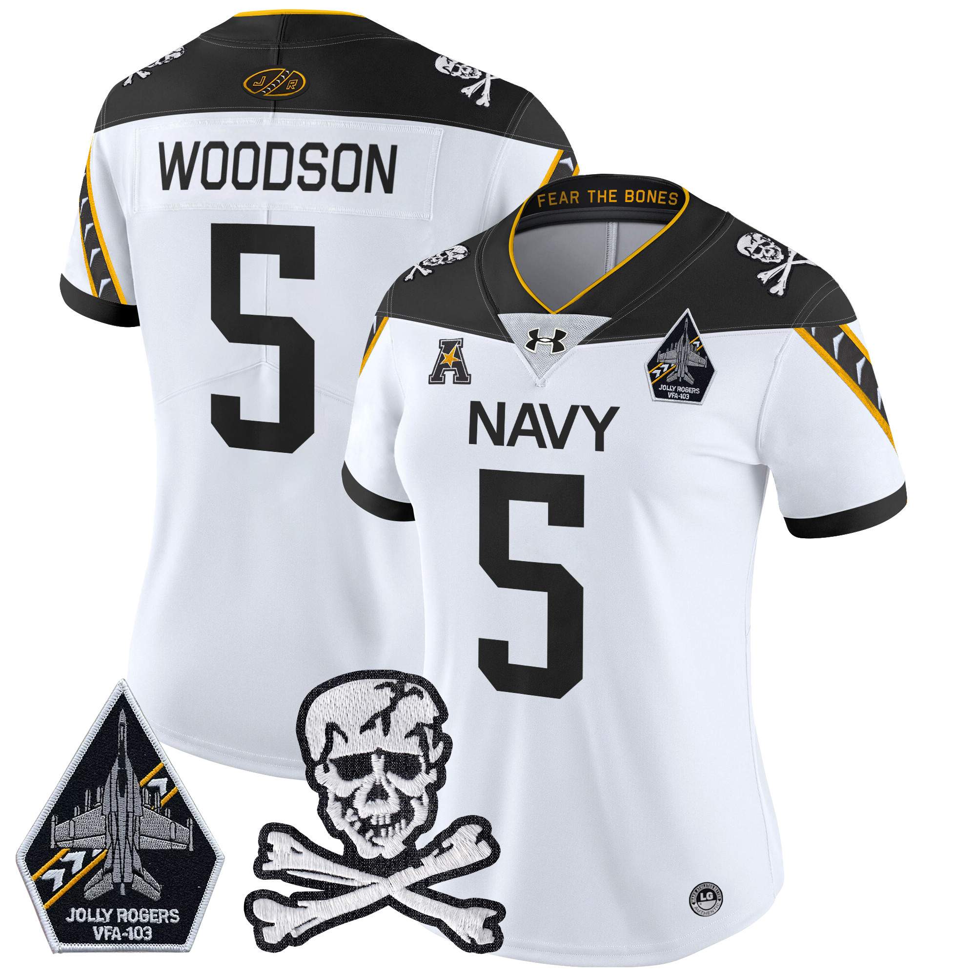 Women's Navy Midshipmen 2024 Vapor Limited Jersey - All Stitched