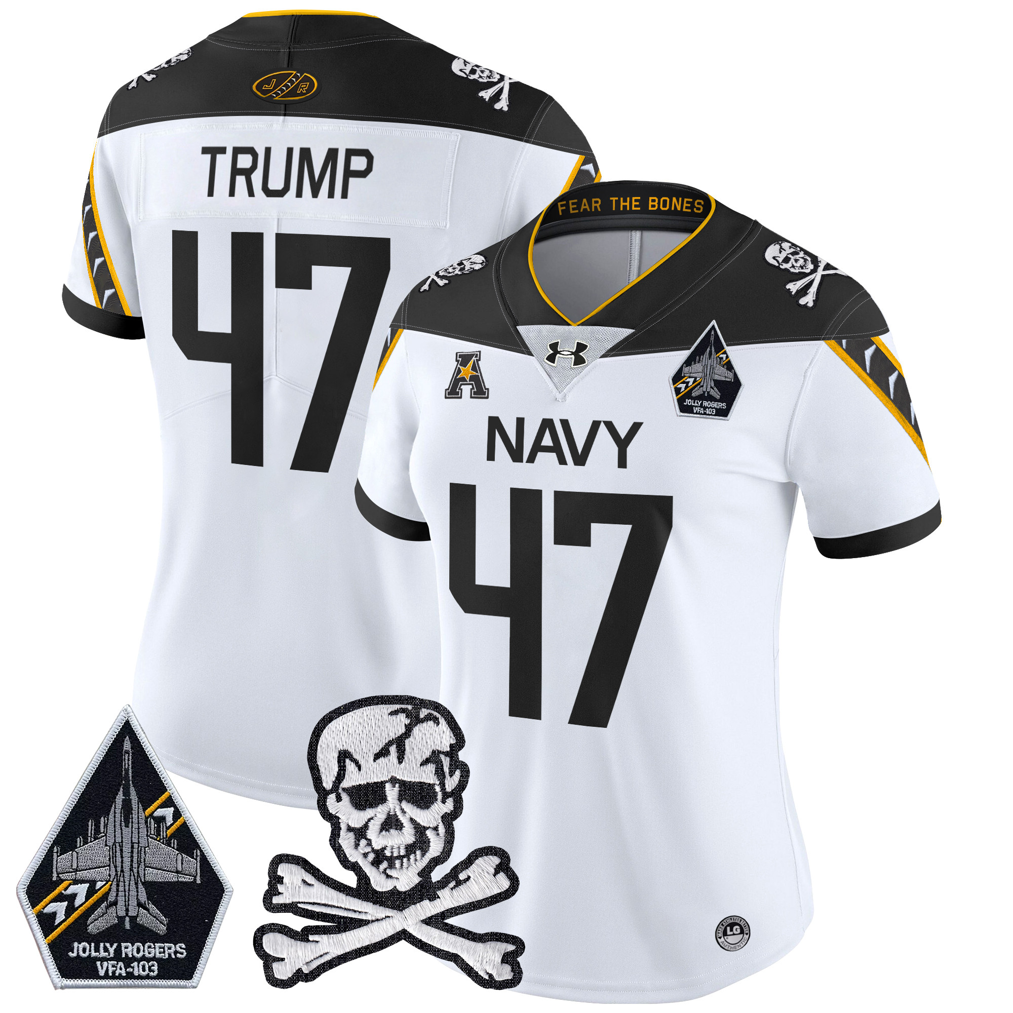 Women's Navy Midshipmen 2024 Vapor Limited Jersey - All Stitched