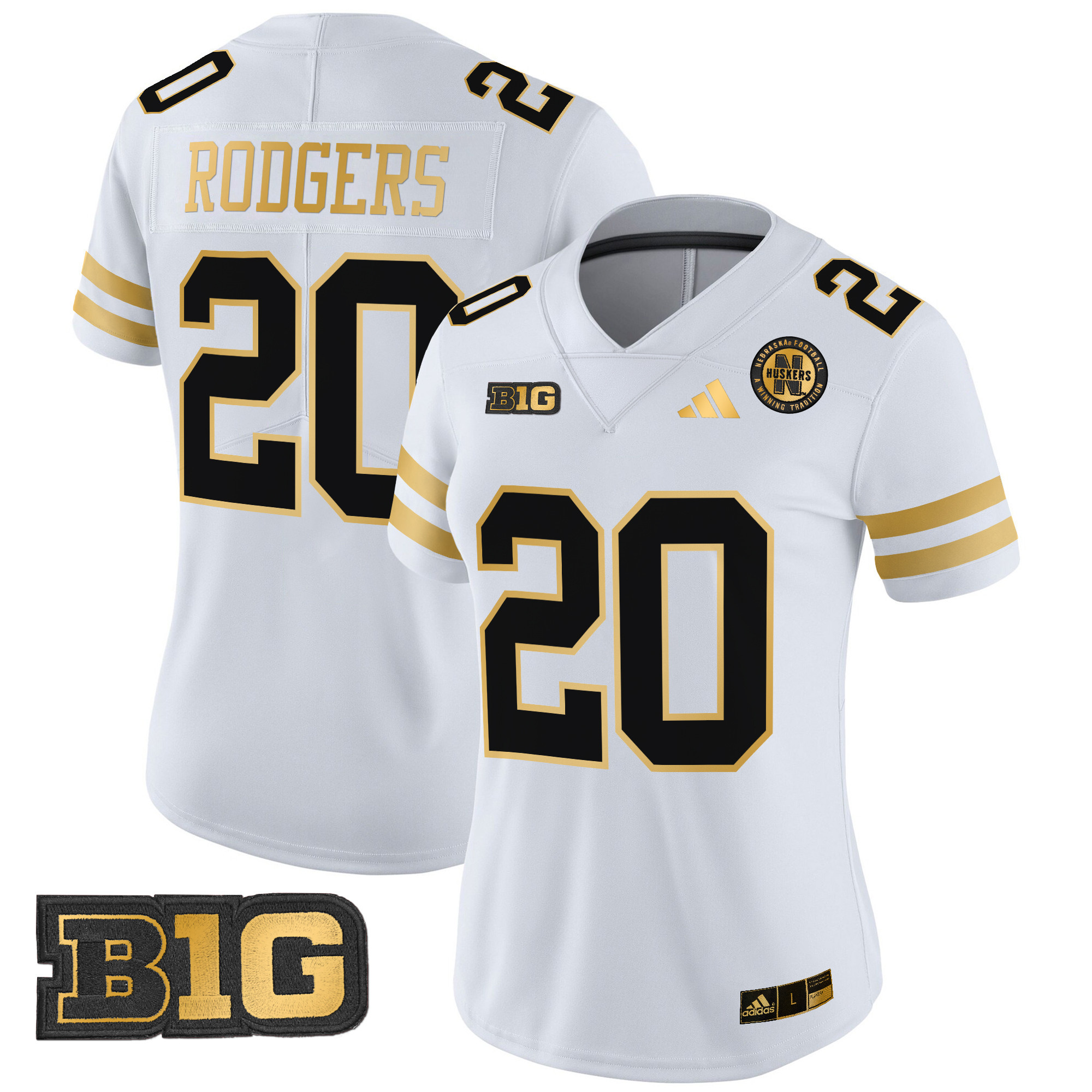 Women's Nebraska Cornhuskers 2024 Gold Vapor Limited Jersey - All Stitched