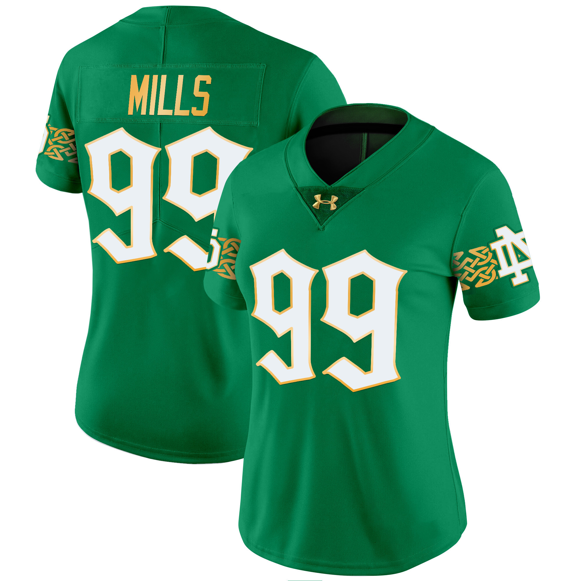 Women's Notre Dame Fighting Irish 2024 Vapor Limited Jersey V2 - All Stitched