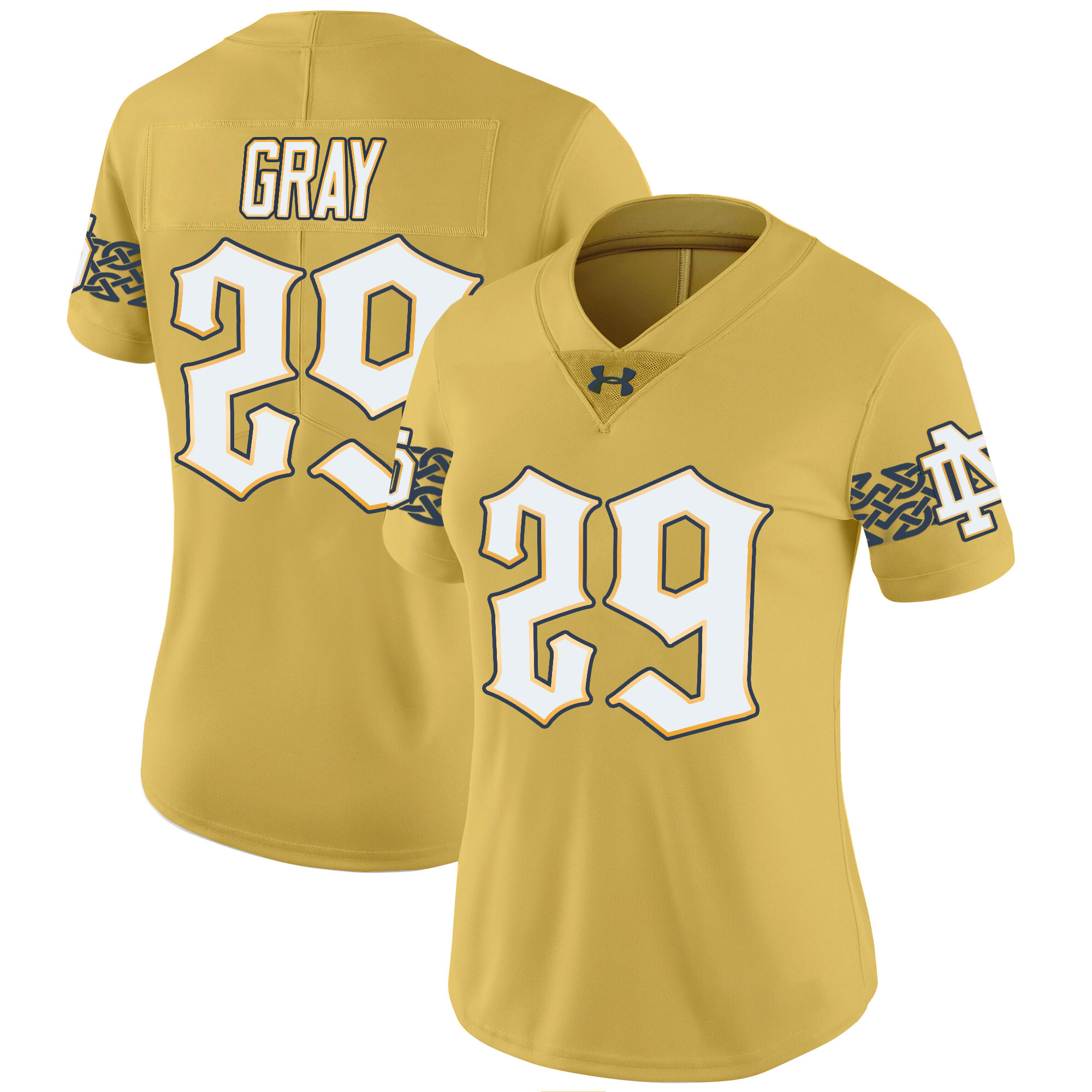 Women's Notre Dame Fighting Irish 2024 Vapor Limited Jersey V2 - All Stitched
