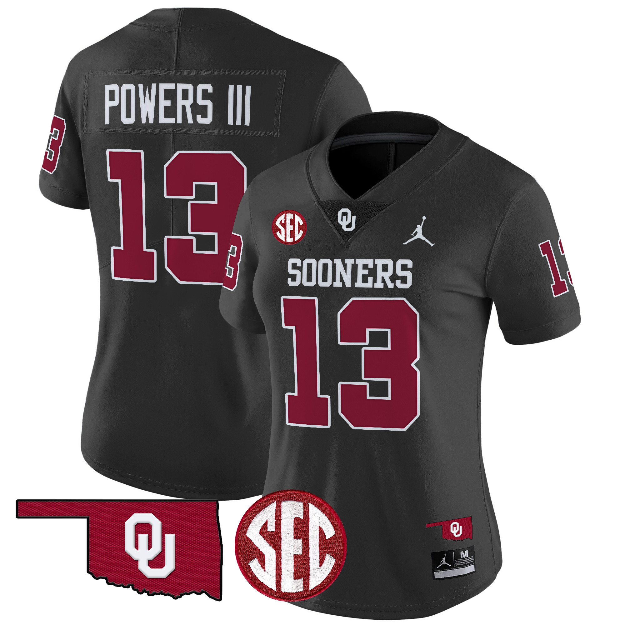 Women's Oklahoma Sooners 2024 Vapor Limited Jersey - SEC Patch - All Stitched
