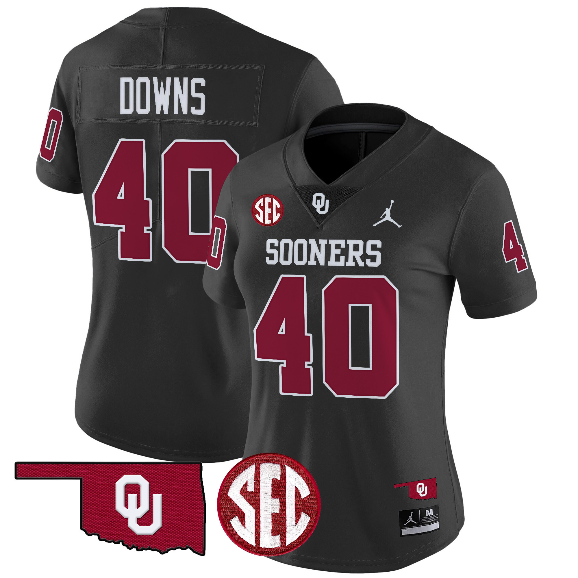 Women's Oklahoma Sooners 2024 Vapor Limited Jersey - SEC Patch - All Stitched